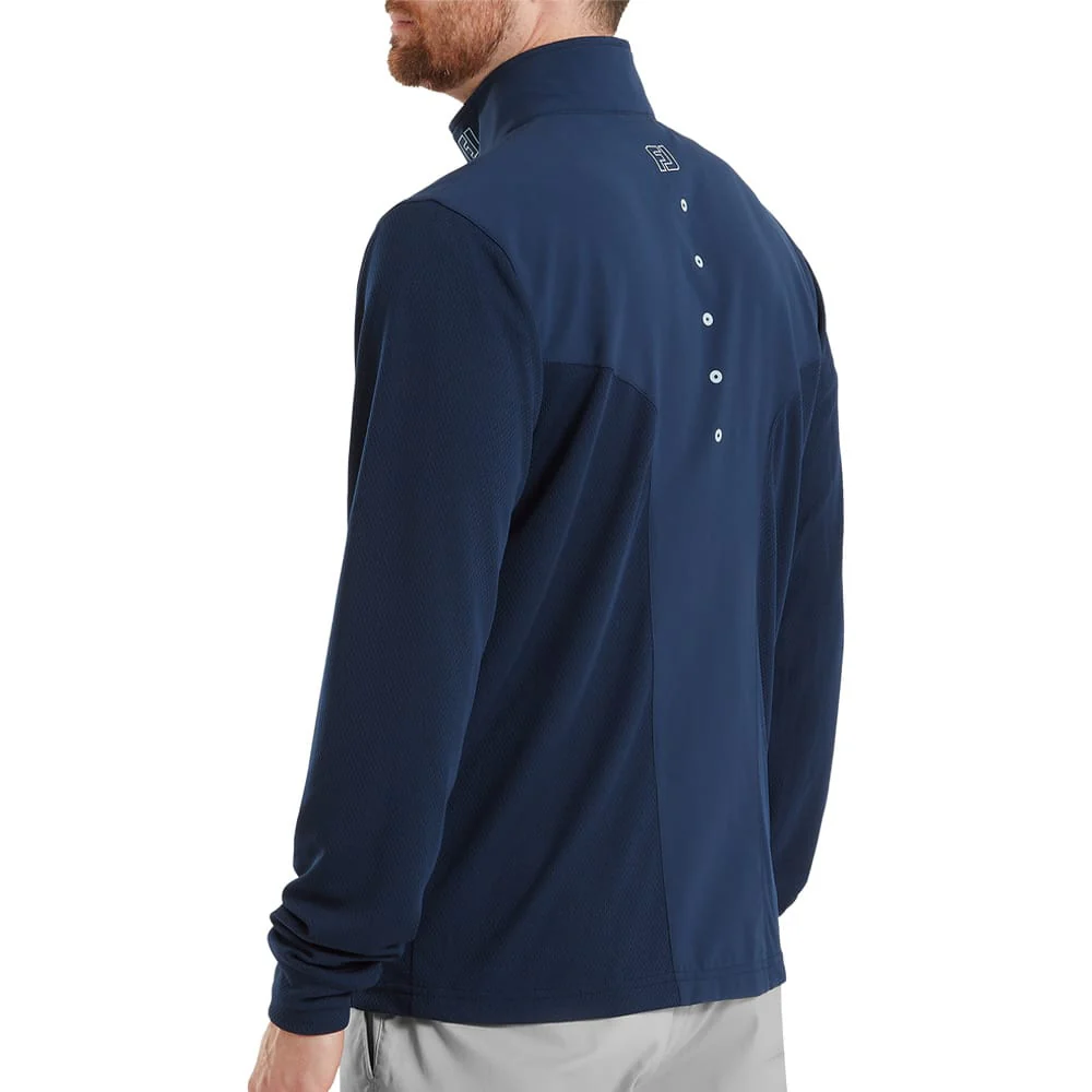 FootJoy Tempo Hybrid Full Zip Jacket - Navy - Image 4