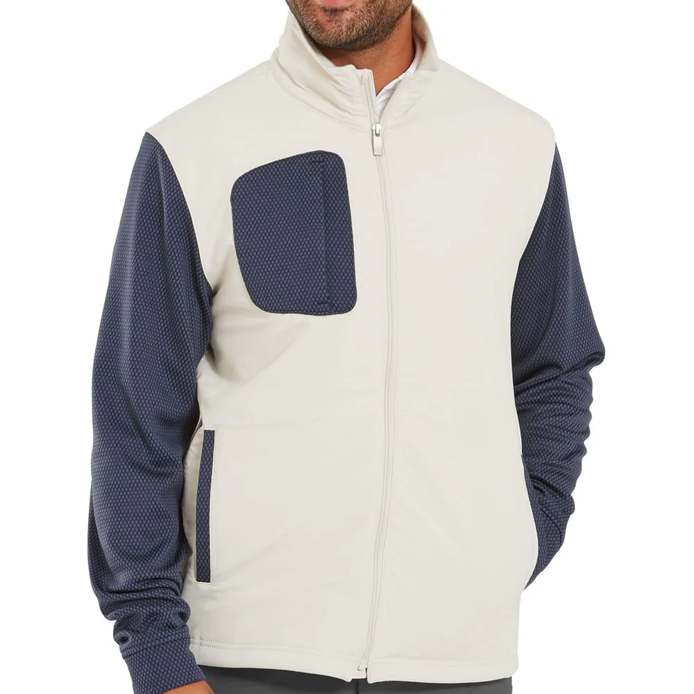 FootJoy Thermoseries Hybrid Jacket - Stone/Charcoal - Image 4
