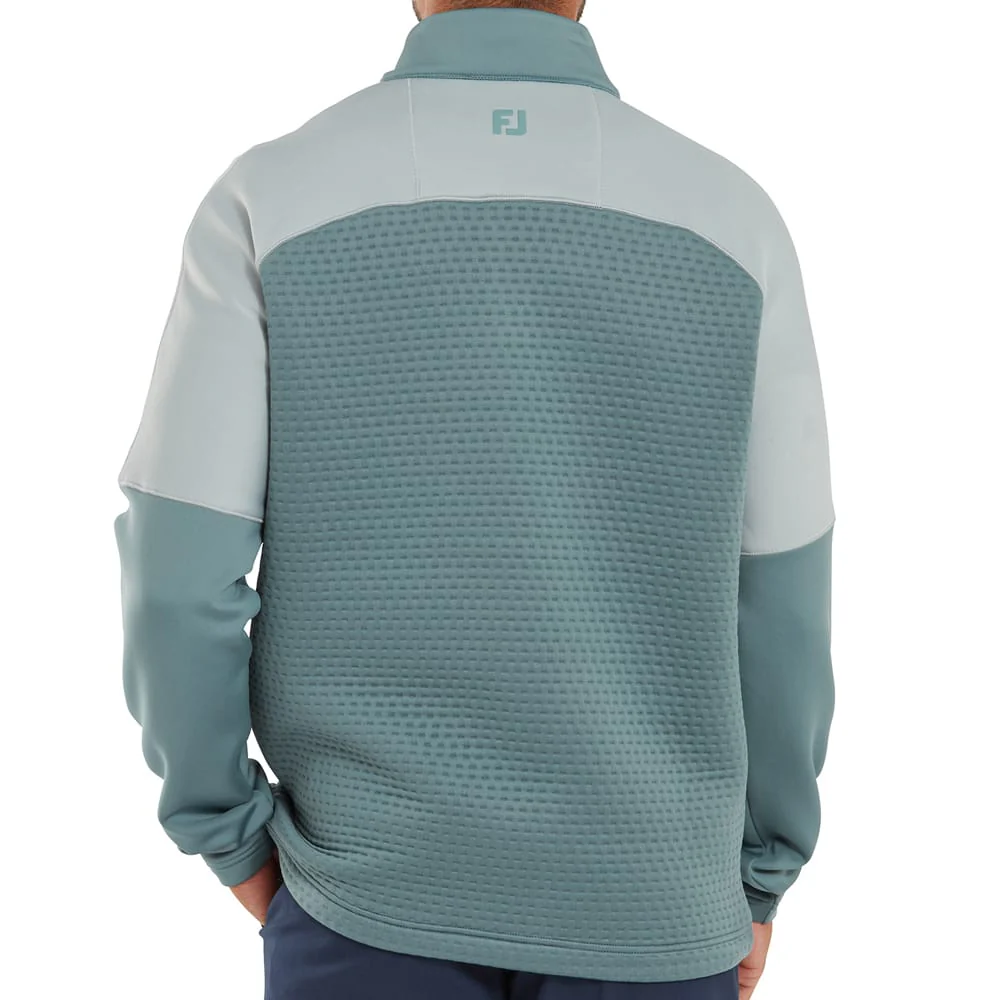 FootJoy ThermoSeries Jacquard Midlayer - Grey/Green - Image 5