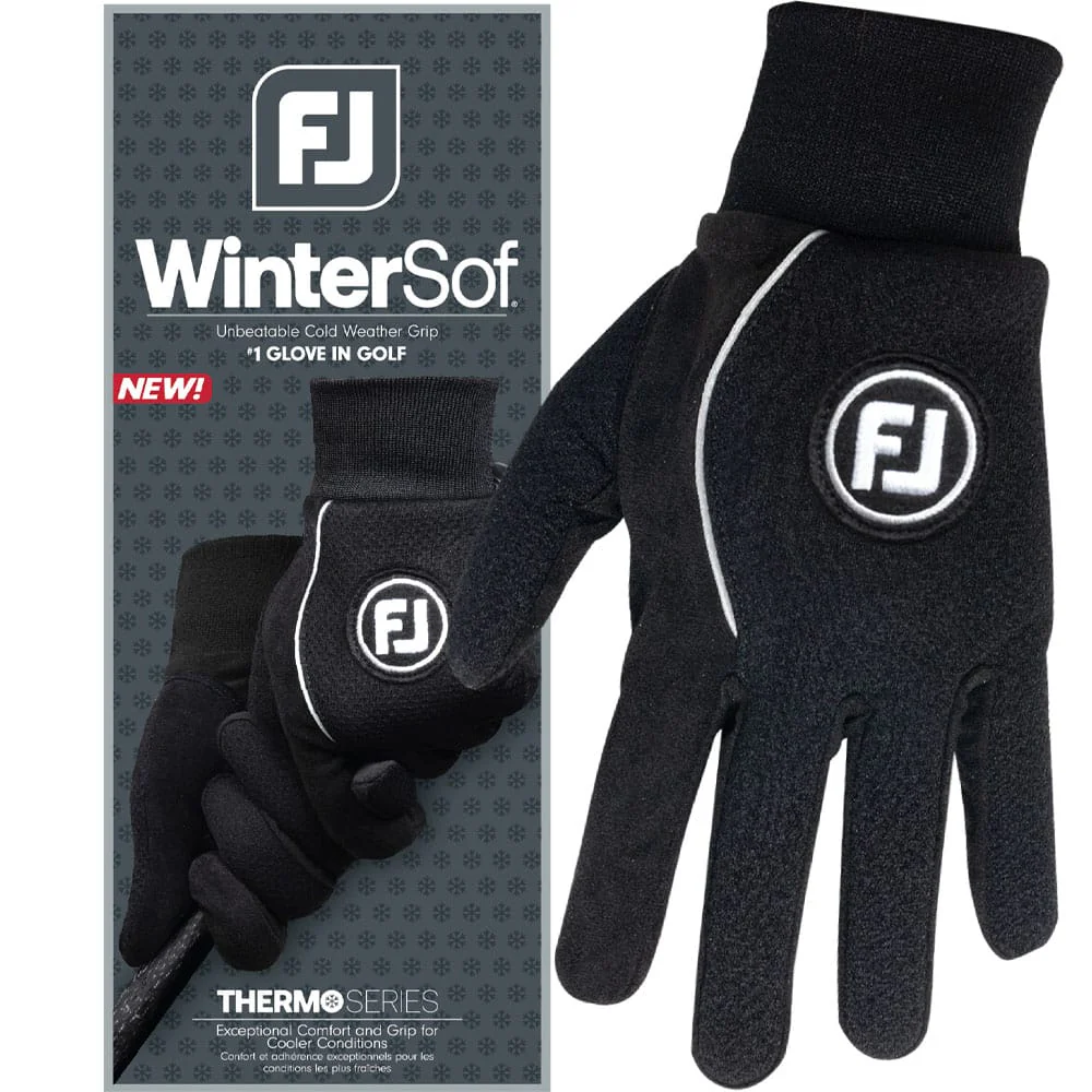 FootJoy Wintersof Golf Gloves (Pair) Black - Image 4