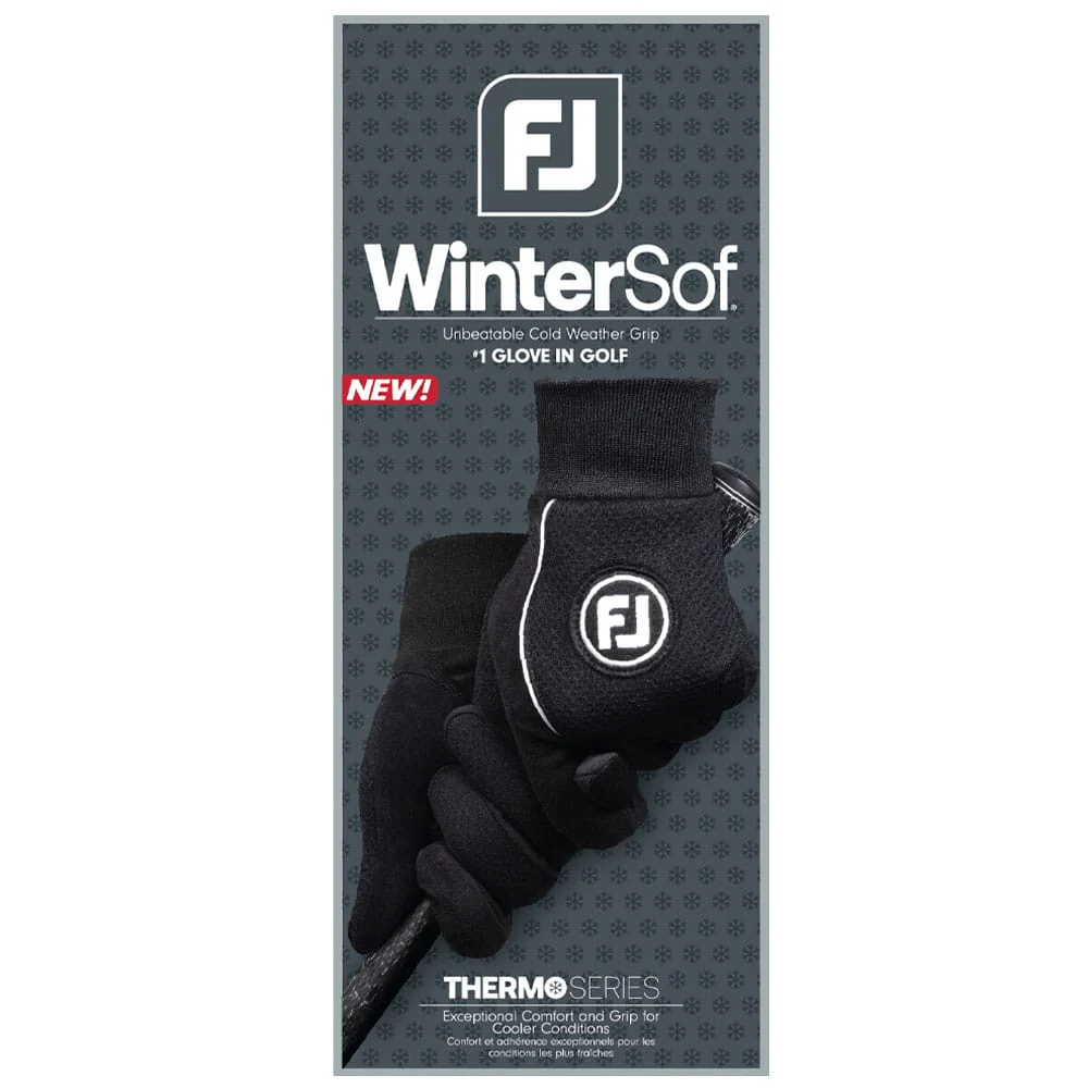 FootJoy Wintersof Golf Gloves (Pair) Black - Image 5