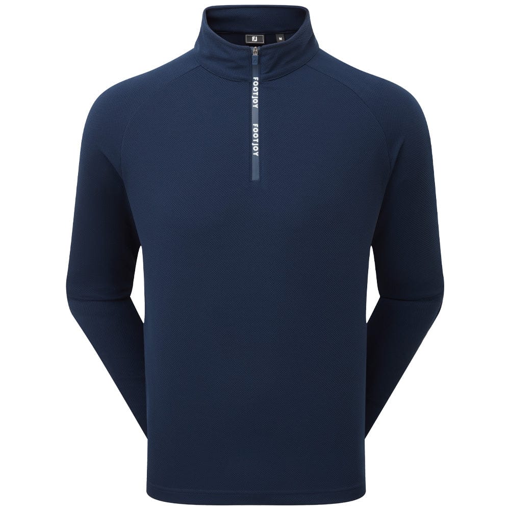 FootJoy Wordmark Chillout 1/4 Zip Pullover - Navy