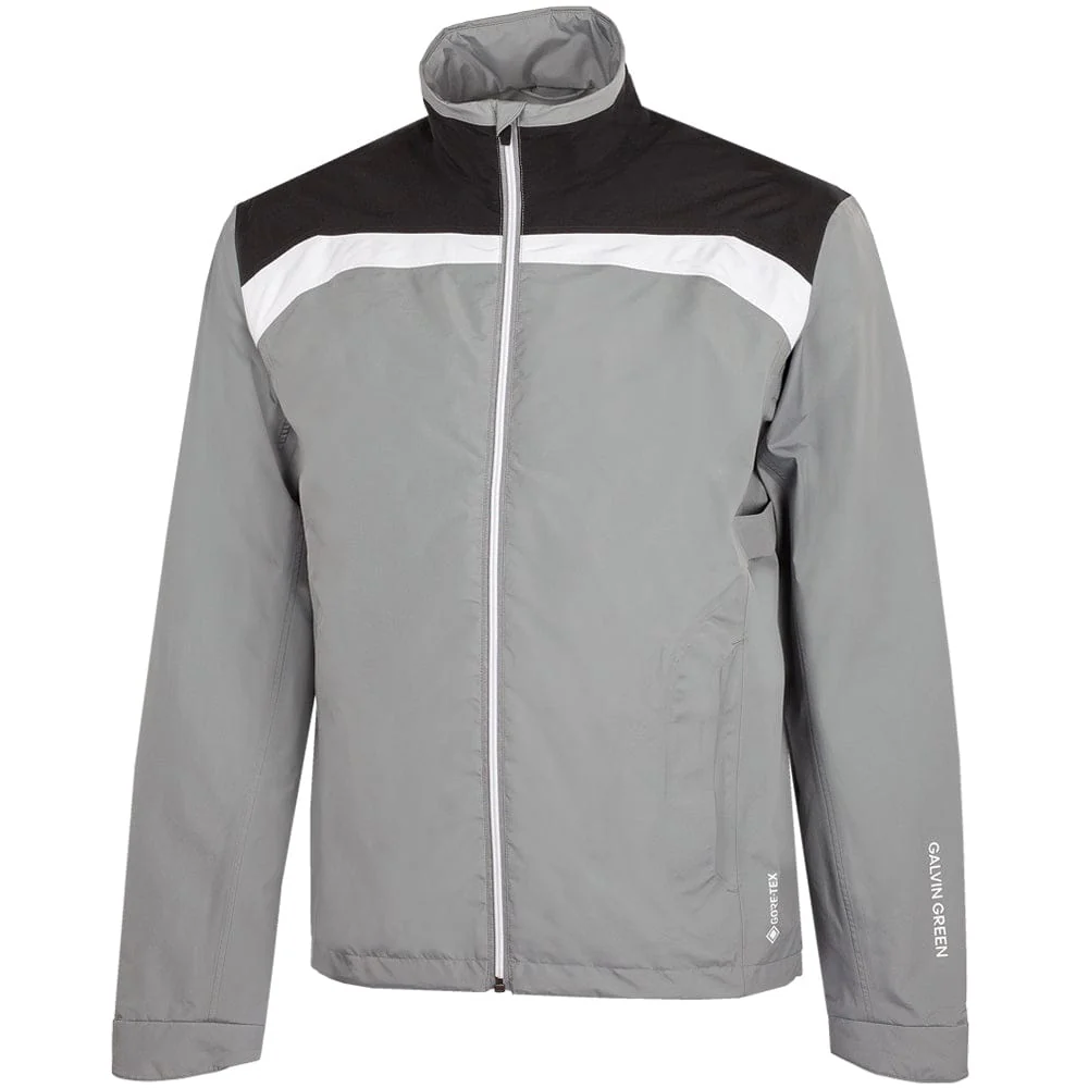 Galvin Green Anton/Alan Waterproof Suit - Sharkskin/Black + Black - Image 2