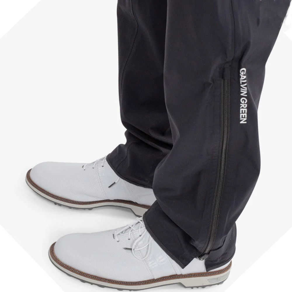 Galvin Green Anton/Alan Waterproof Suit - Sharkskin/Black + Black - Image 9
