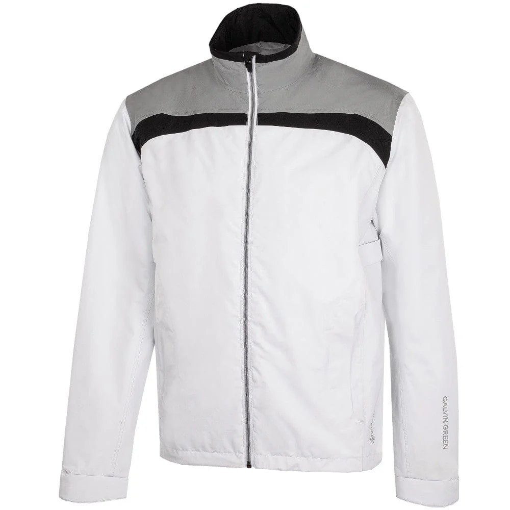 Galvin Green Anton/Alan Waterproof Suit - White/Sharkskin + Black - Image 2