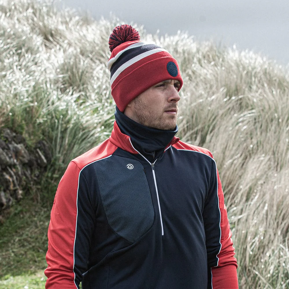 Galvin Green Leighton Interface-1 Beanie - Red/Navy/White - Image 6