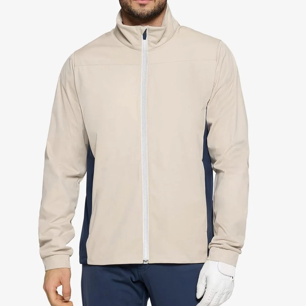 Galvin Green Lloyd Windproof Jacket - Sand/Navy/White - Image 6