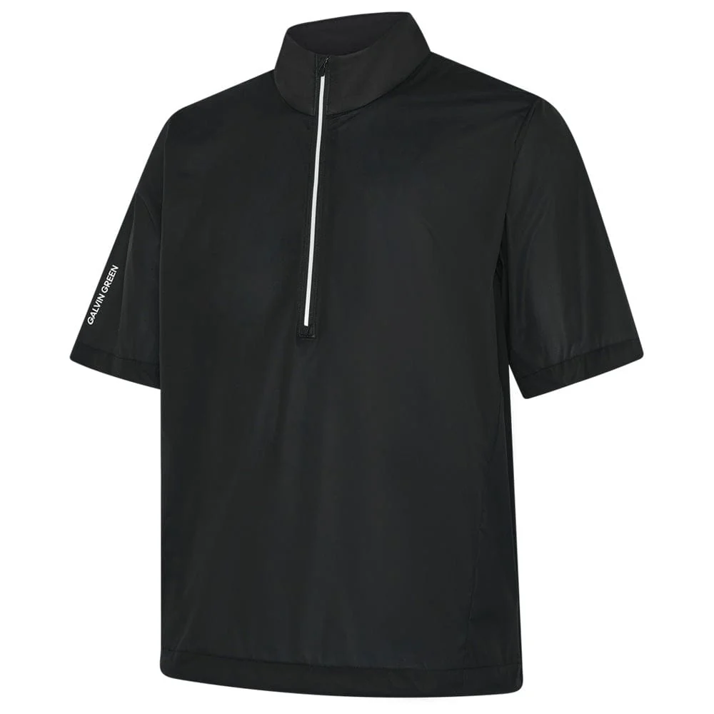Galvin Green Luis Half Sleeve Windproof Top - Black