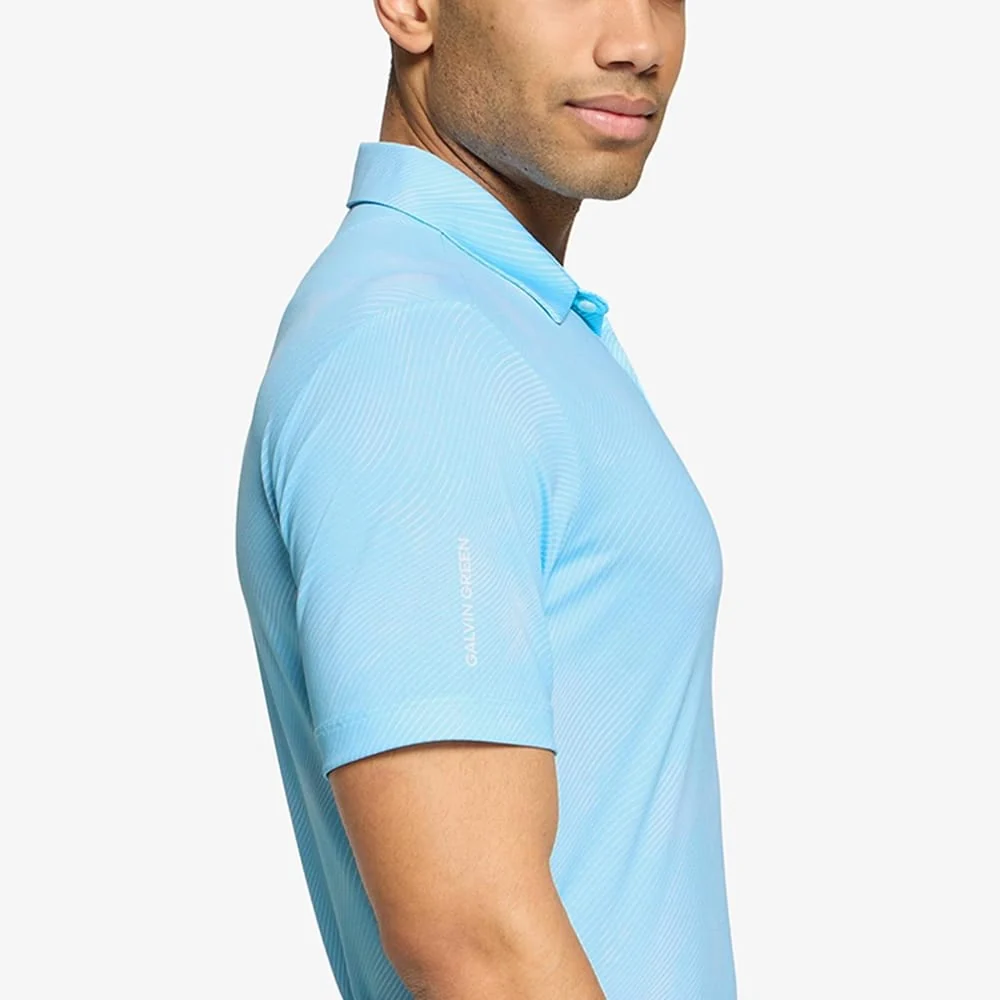 Galvin Green Maguire Polo Shirt - Crystal Blue - Image 4