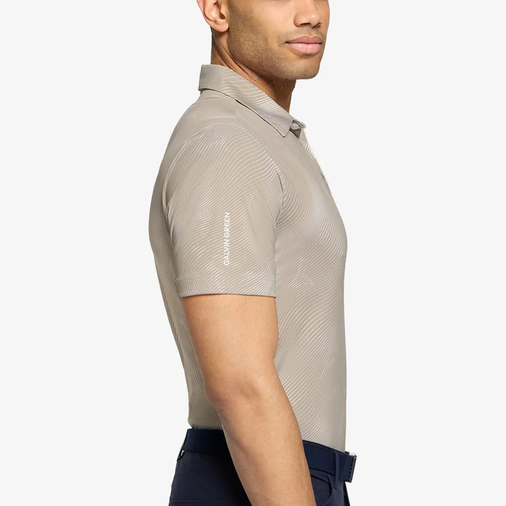 Galvin Green Maguire Polo Shirt - Sand - Image 4