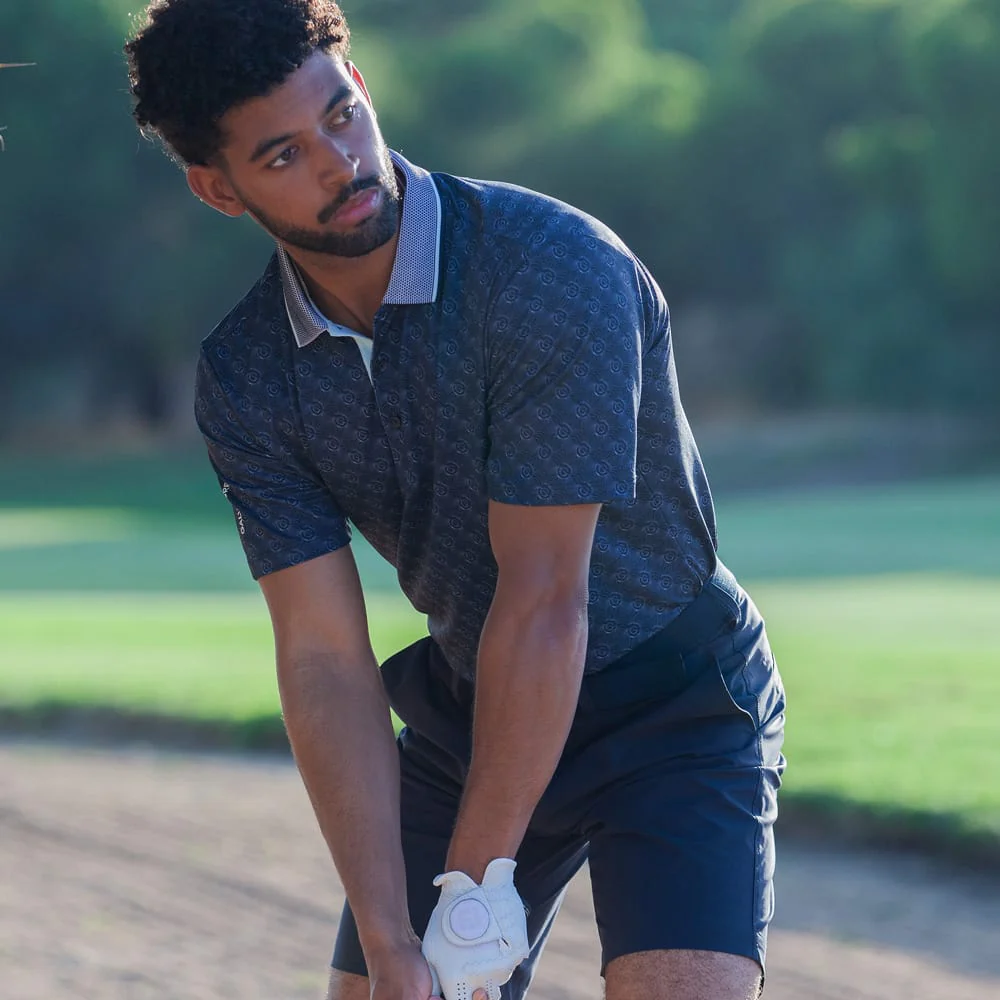 Galvin Green Mansfield Polo Shirt - Navy - Image 6