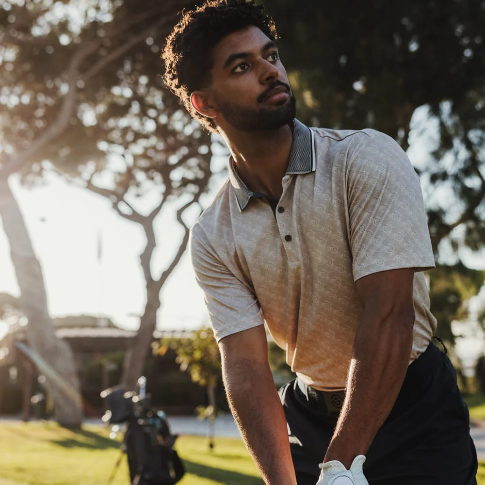 Galvin Green Mansfield Polo Shirt - Sand - Image 8
