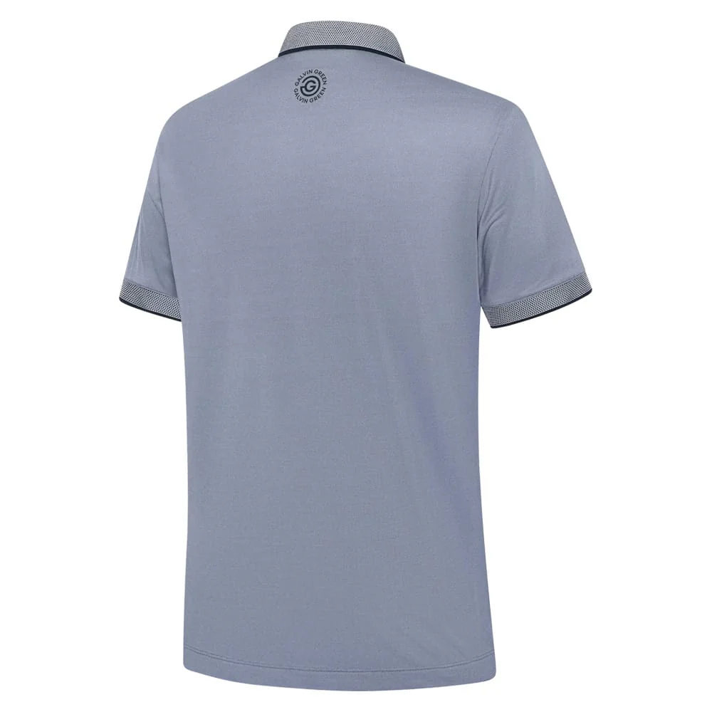 Galvin Green Moon Polo Shirt - Moonlight Blue/Navy - Image 2