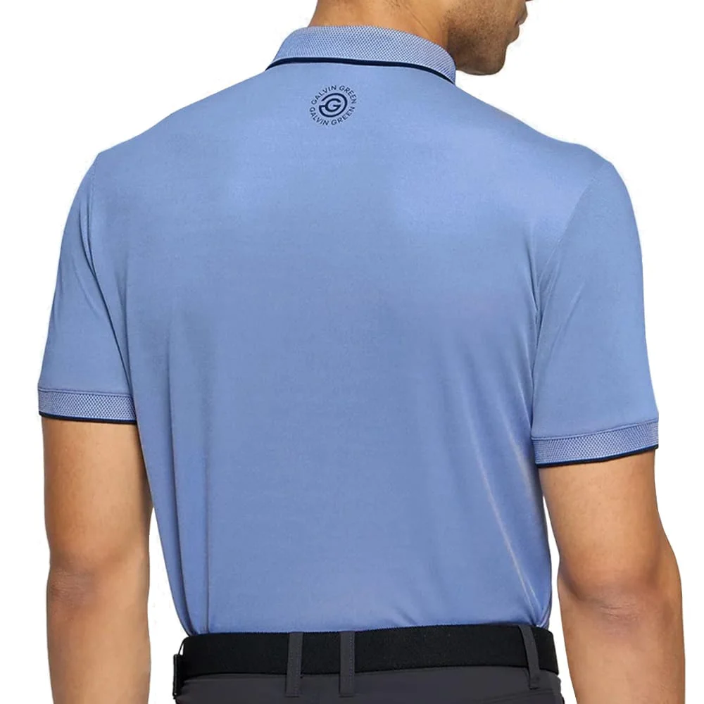 Galvin Green Moon Polo Shirt - Royal Blue/Black - Image 5