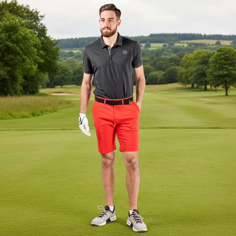 Galvin Green Paul Shorts - Red - Image 4