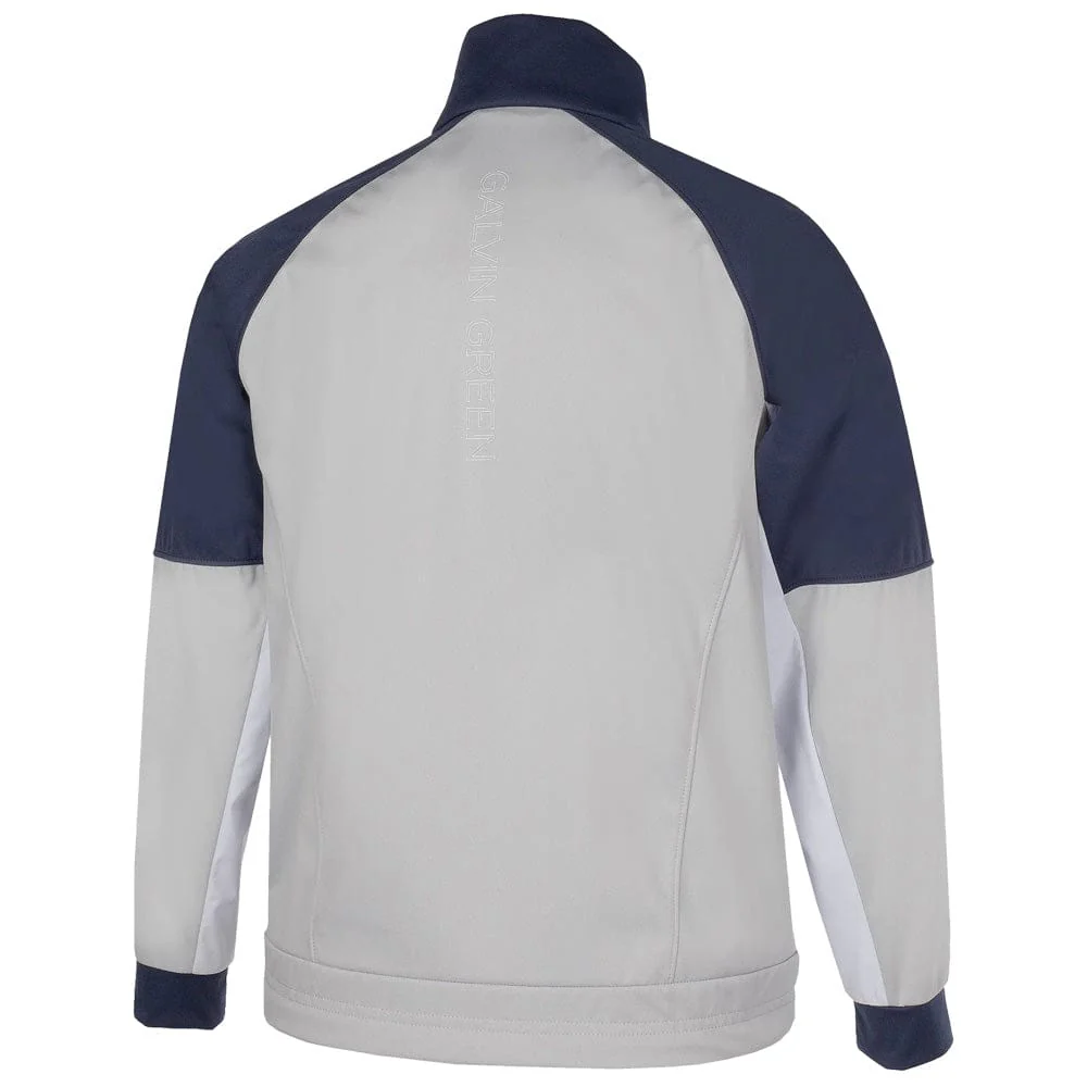 Galvin Green Junior Remi Windproof Jacket - Cool Grey/Navy/White - Image 2