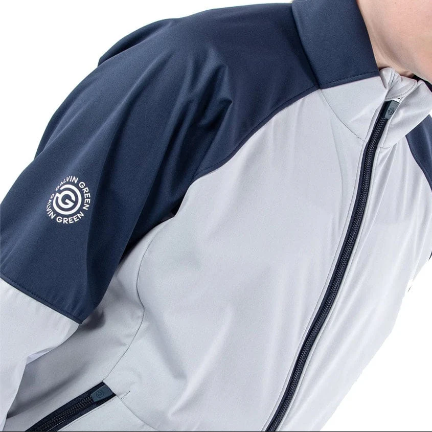 Galvin Green Junior Remi Windproof Jacket - Cool Grey/Navy/White - Image 5
