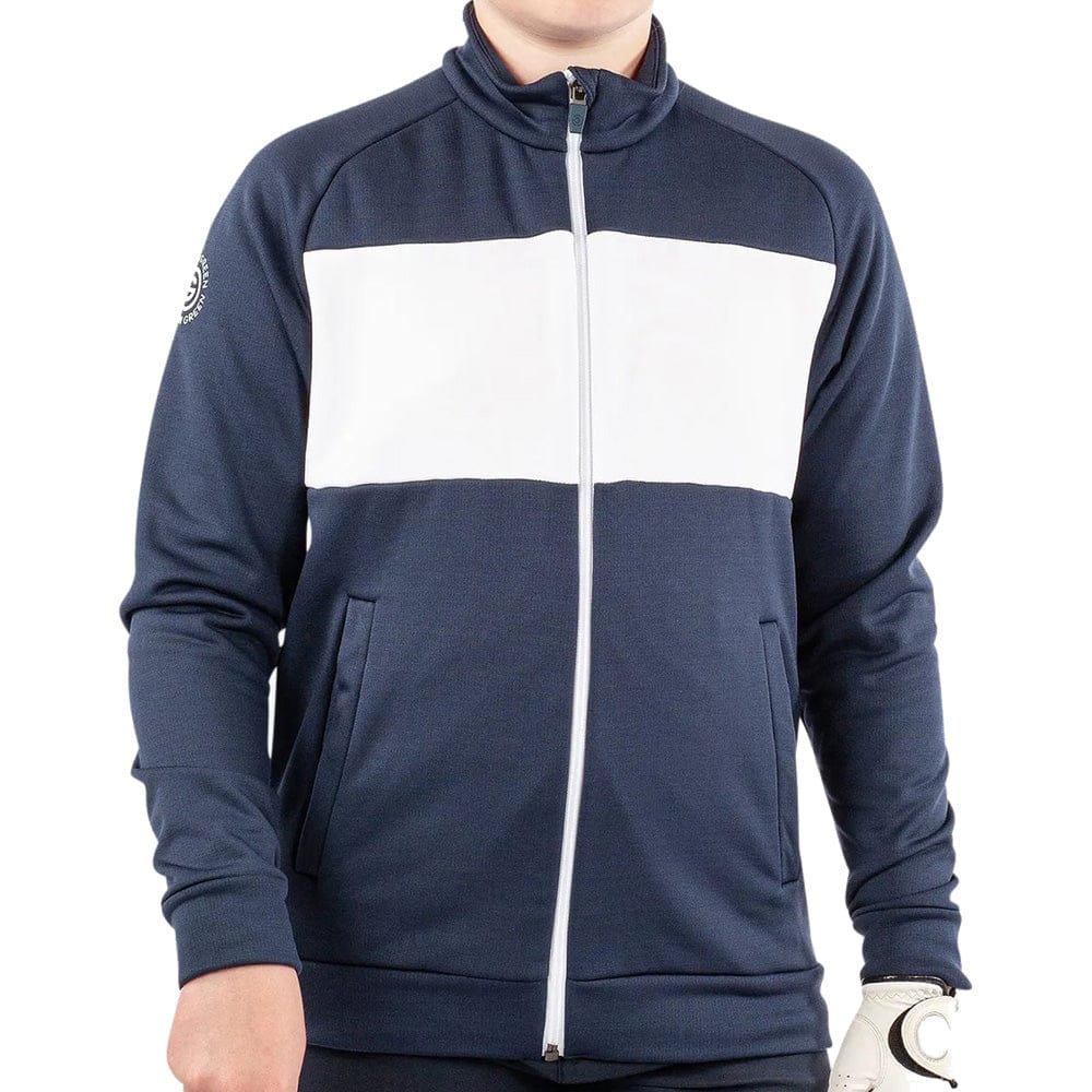 Galvin Green Junior Rex Full Zip Top - Navy/White - Image 4