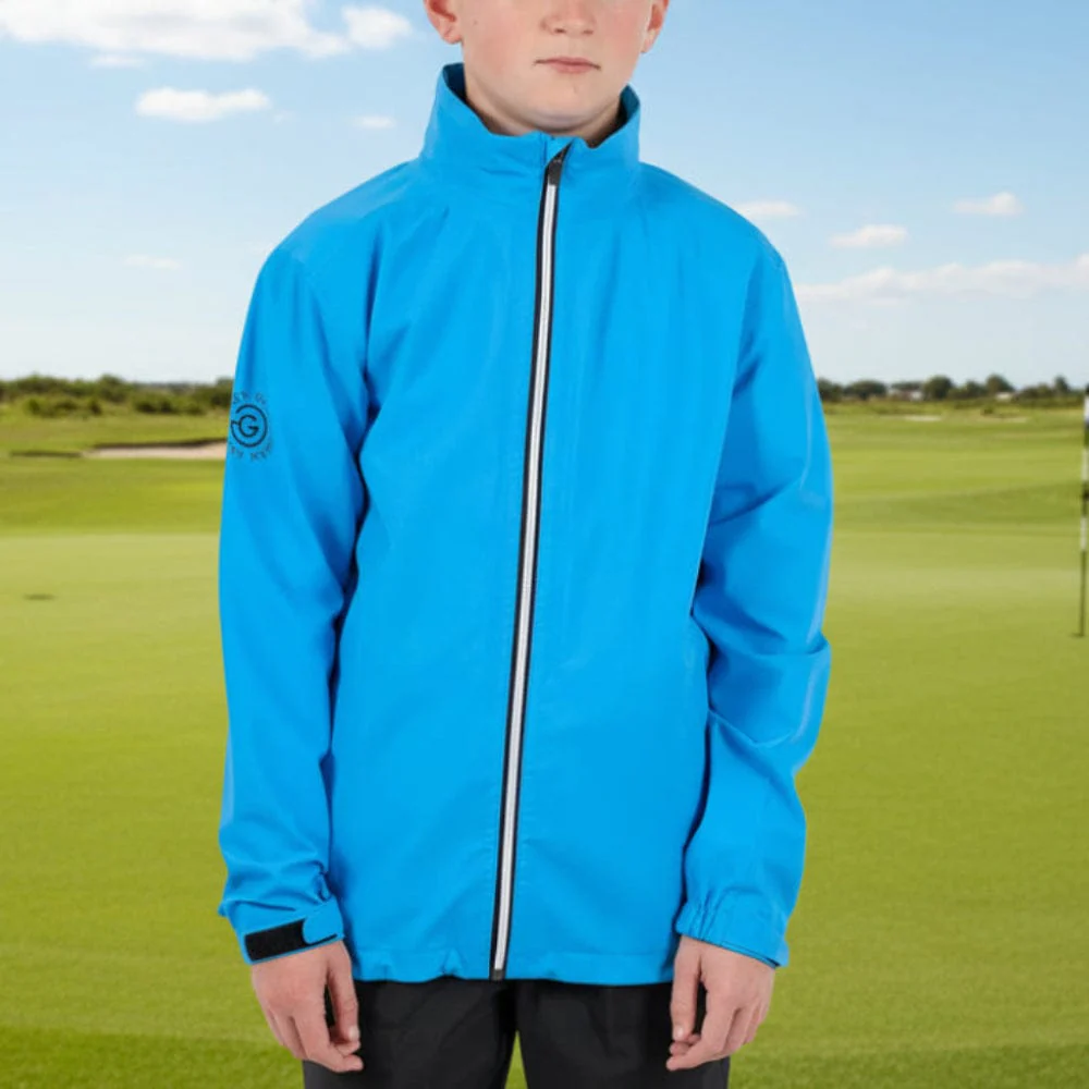 Galvin Green Junior River Waterproof Jacket - Blue Bell - Image 8
