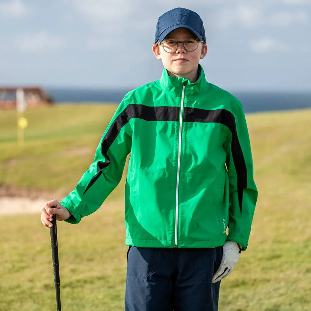 Galvin Green Junior Robert Waterproof GORE-TEX Jacket - Golf Green - Image 5