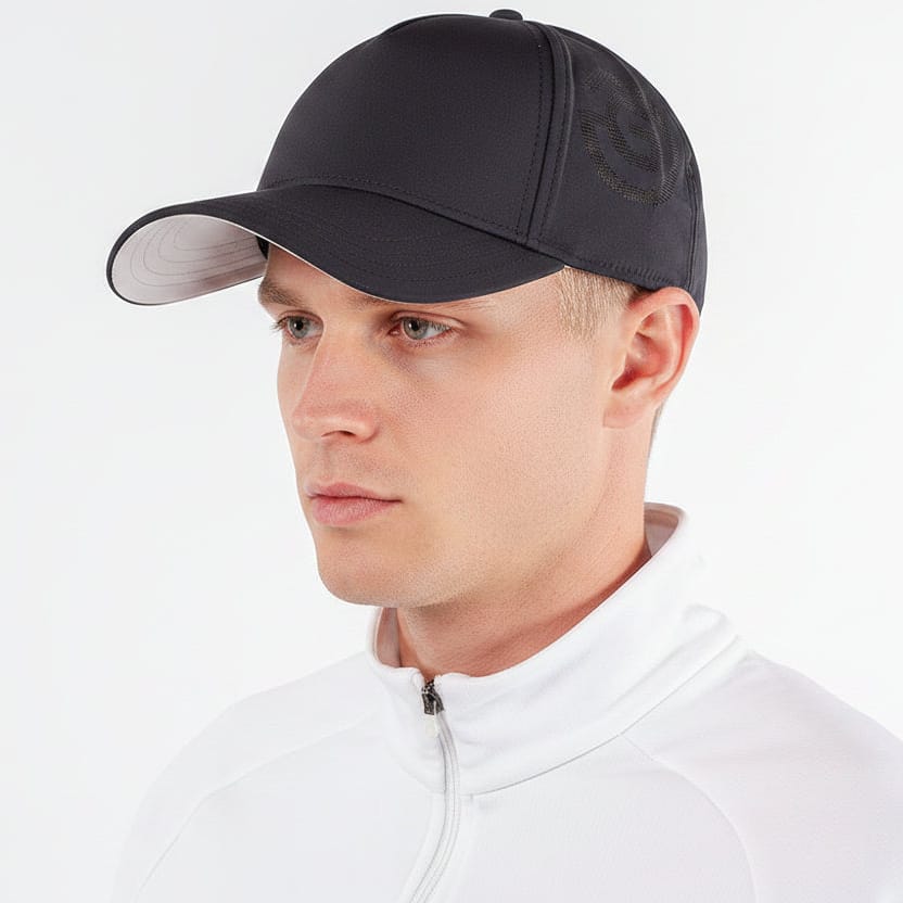 Galvin Green Sanford Lightweight Solid Cap - Black - Image 4