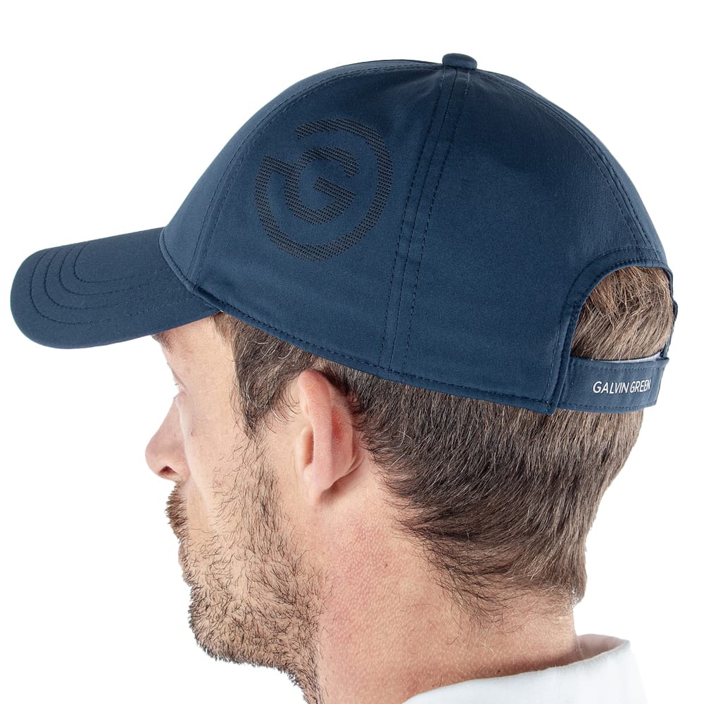 Galvin Green Sanford Lightweight Solid Cap - Navy - Image 3
