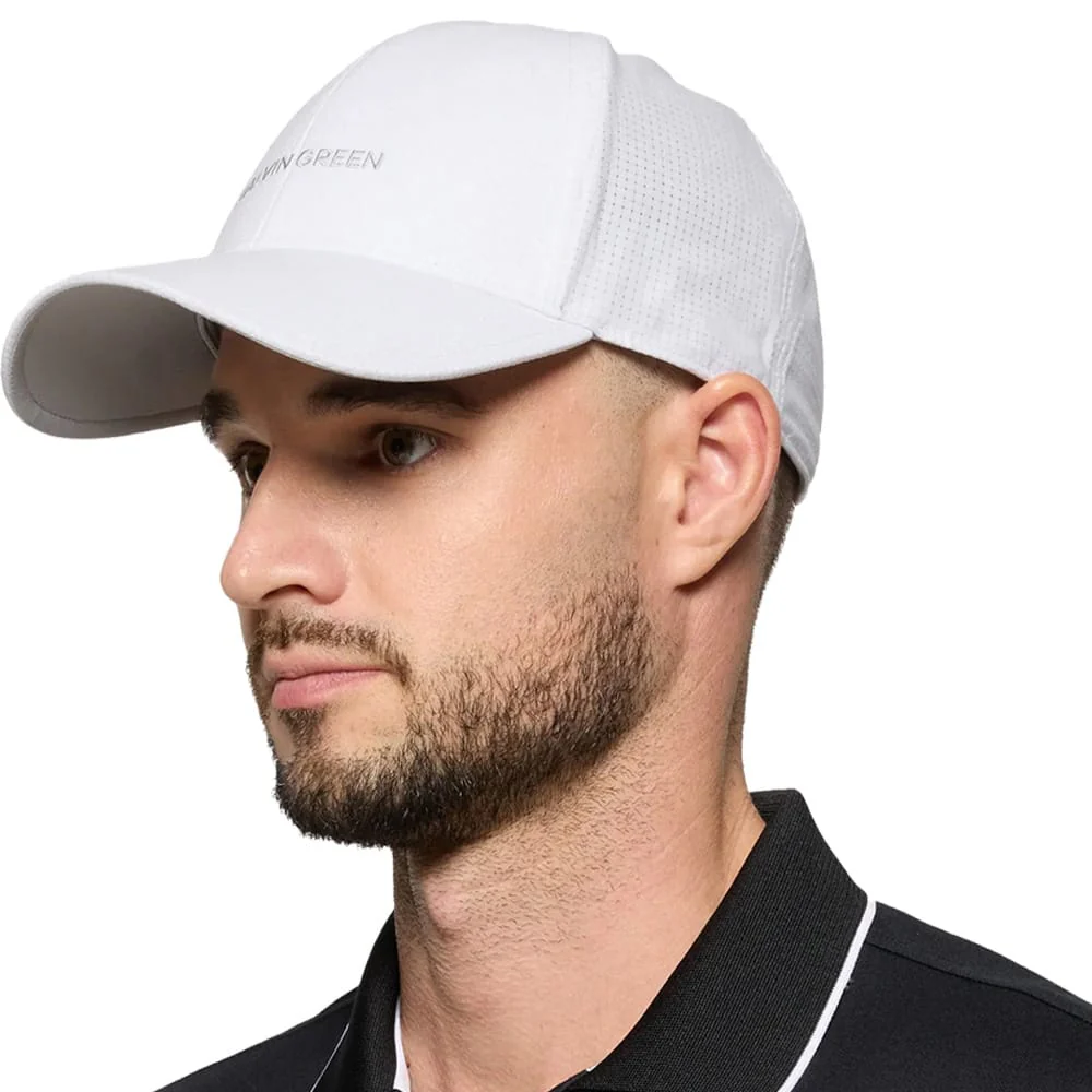 Galvin Green Shane Cap - White/Cool Grey - Image 3