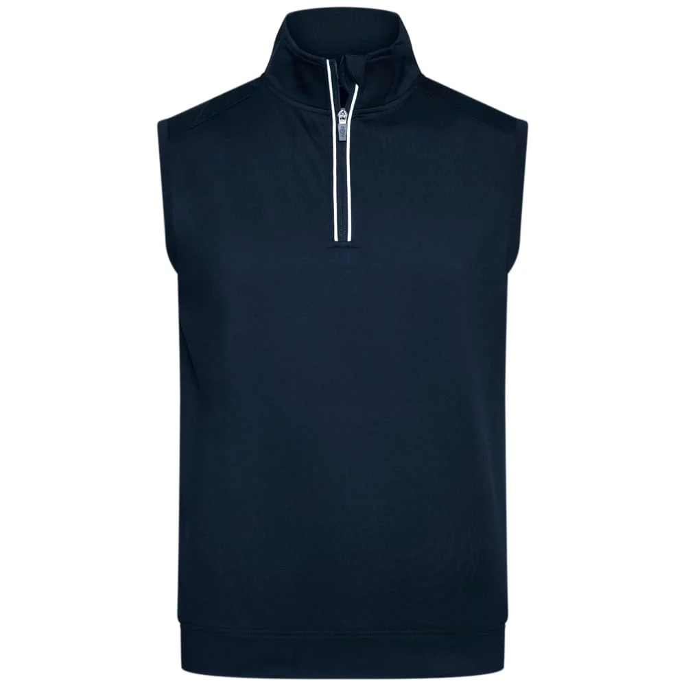 Glenmuir Applecross 1/4 Zip Gilet - Navy/White