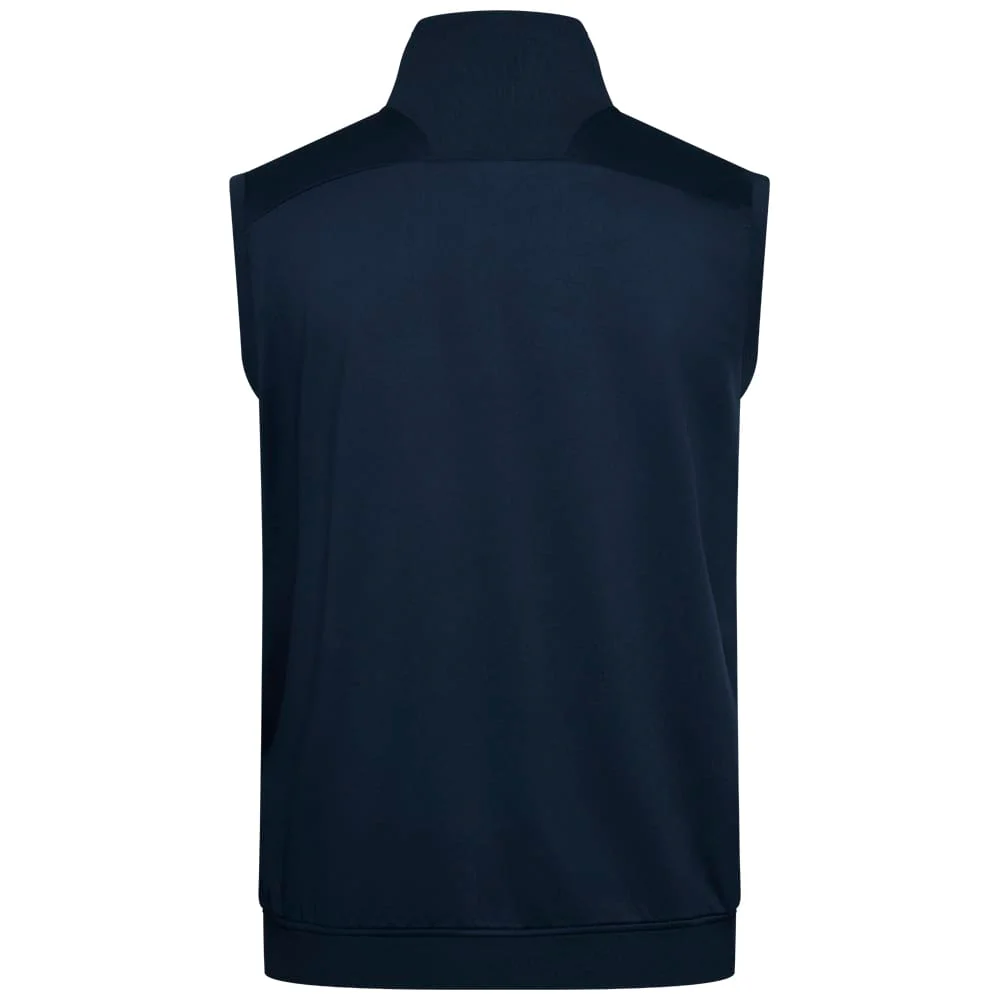 Glenmuir Applecross 1/4 Zip Gilet - Navy/White - Image 2