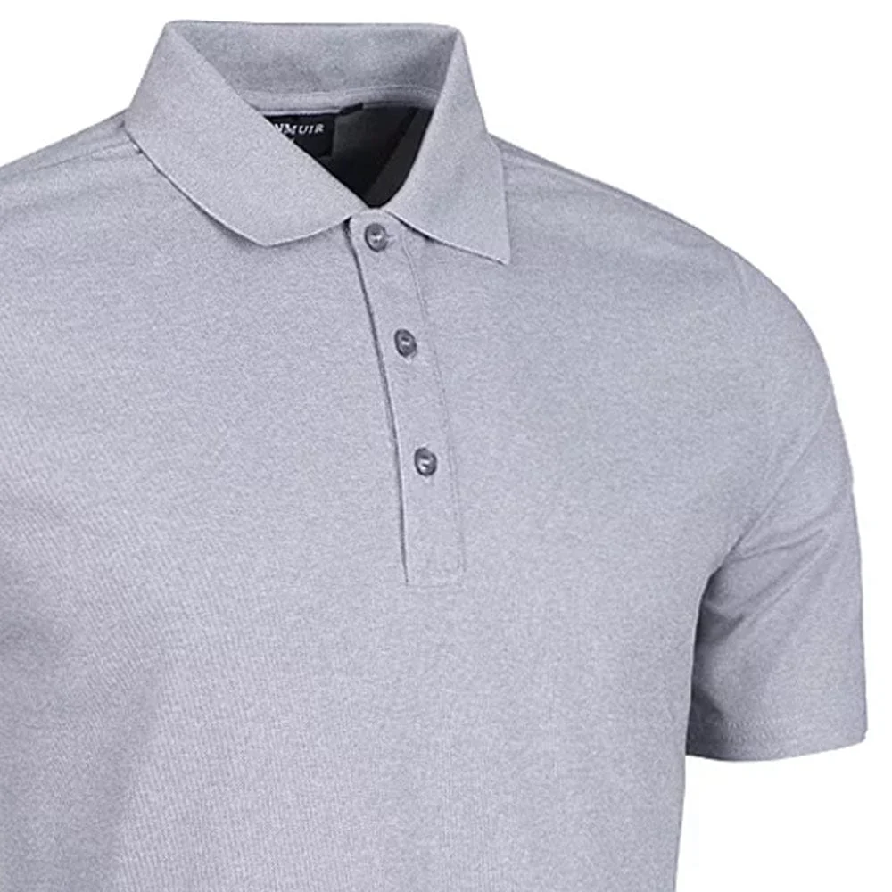Glenmuir Deacon Polo Shirt - Light Grey Marl - Image 2