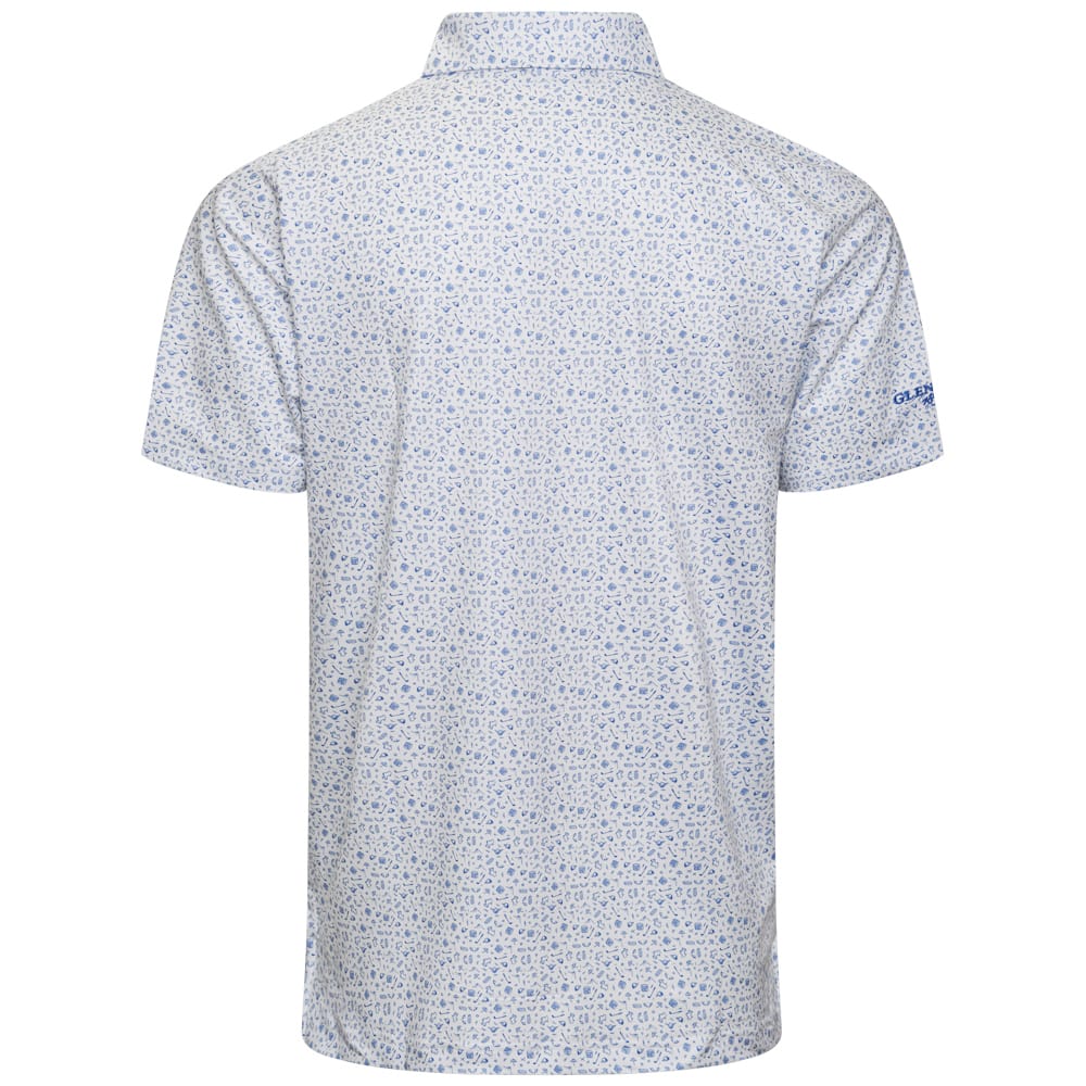 Glenmuir Overton Polo Shirt - White/Tahiti - Image 2