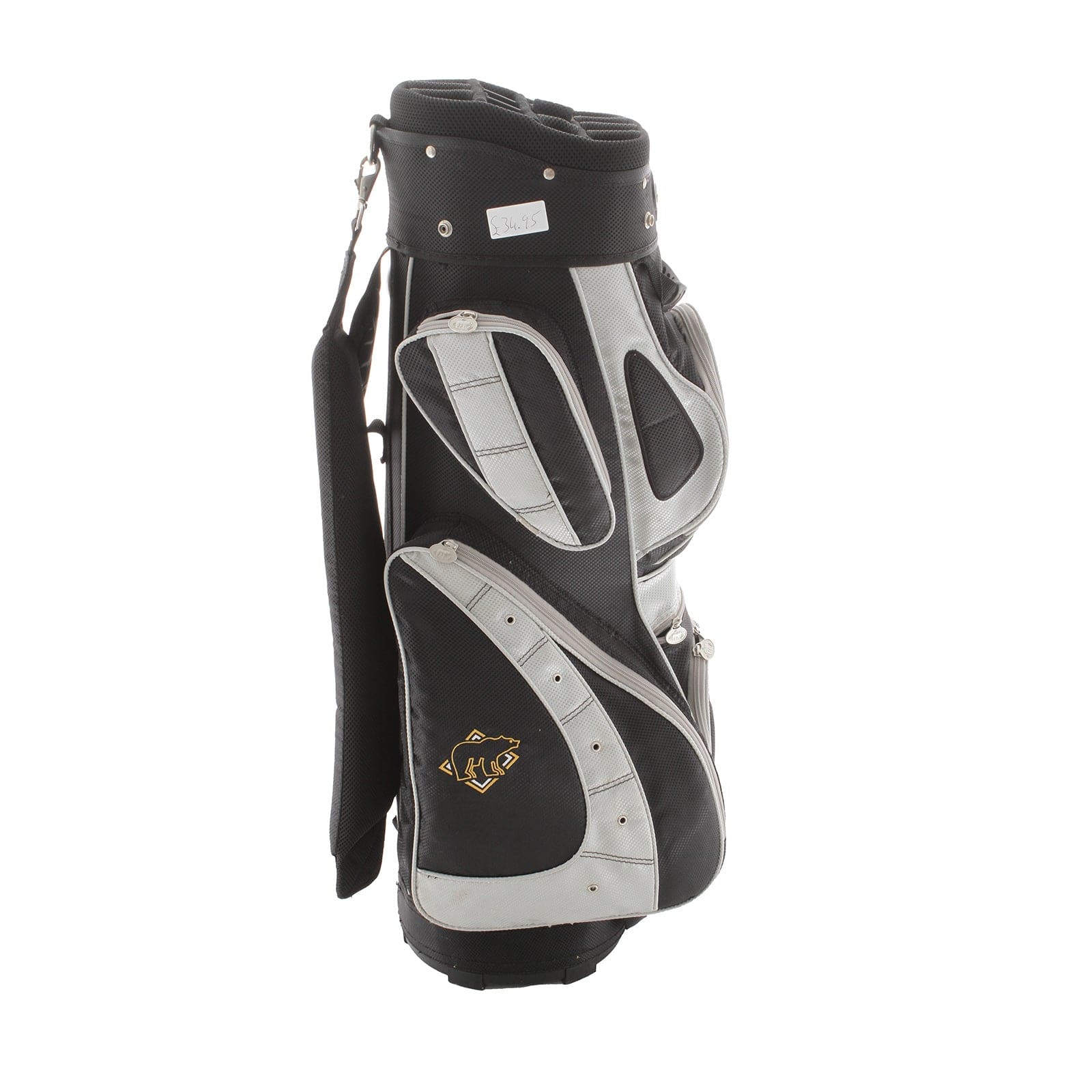 Golden Bear Cart Bag - Grey/Black - Image 3