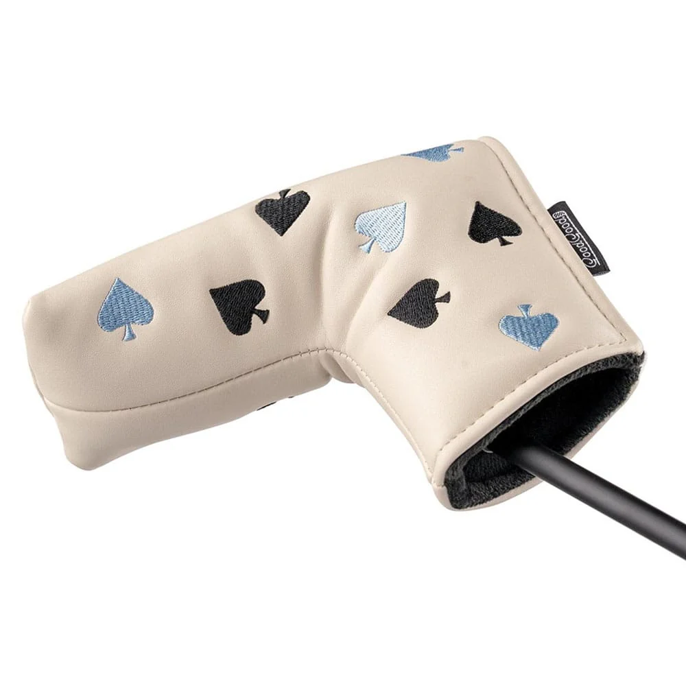 Good Good Golf Ace In The Hole Blade Cover - White/Sky/Black - Image 3