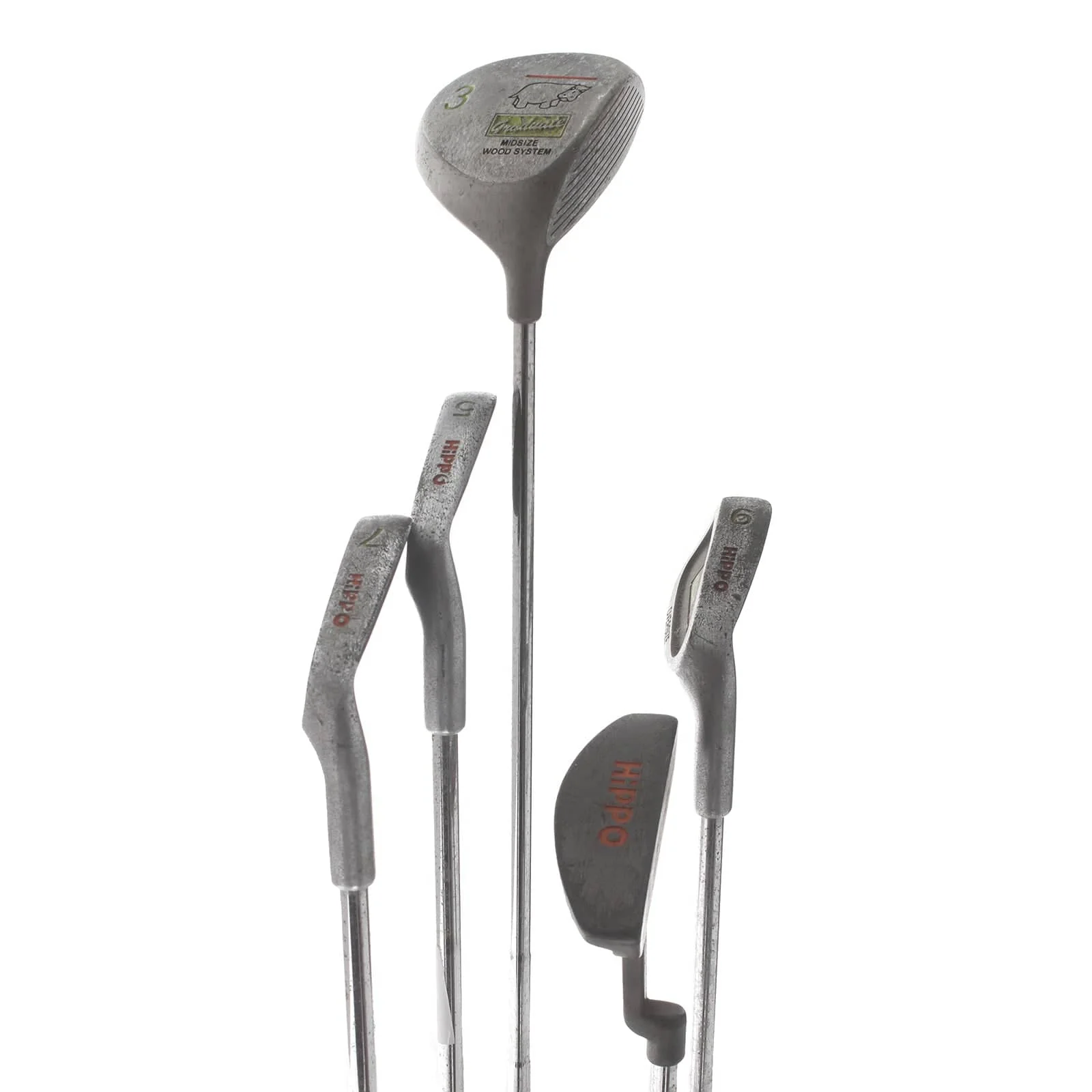 Hippo Graduate Oversize Steel Mens Right Hand Clubs Set Junior - Hippo - Image 3