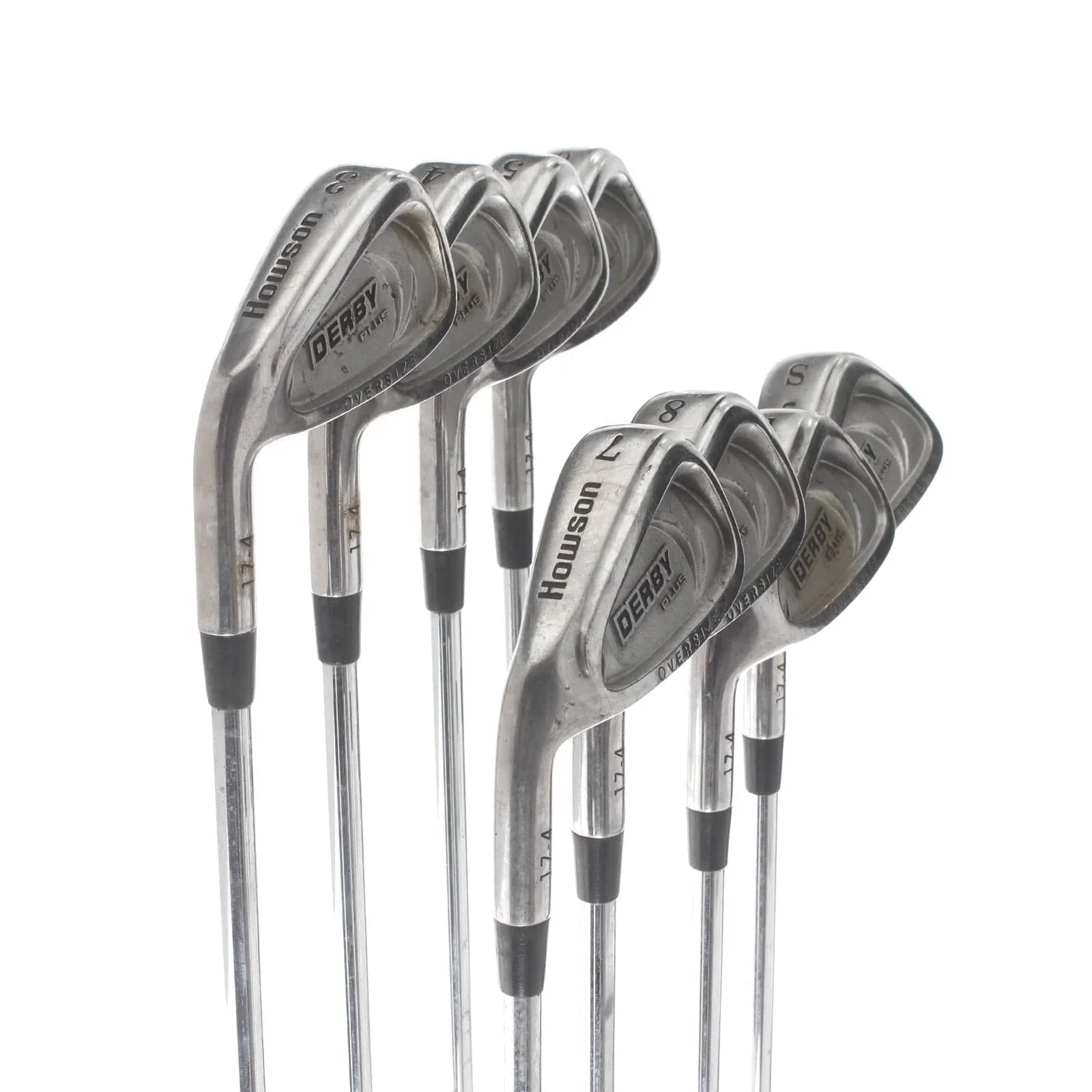 Howson Derby Oversize Steel Mens Left Hand Irons 3-SW Regular - Howson - Image 2