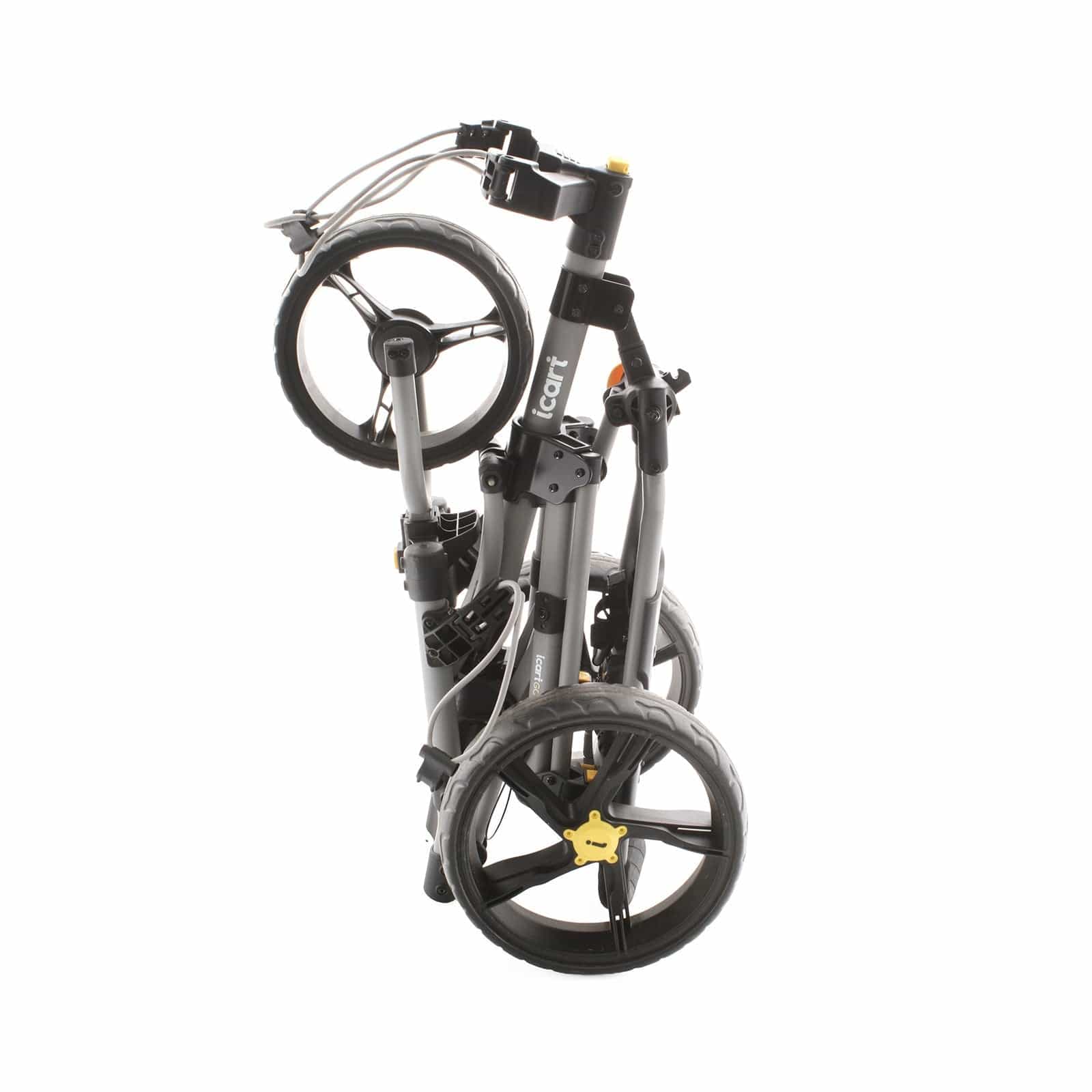 iCart Go 3-Wheel Push/Pull Trolley - Grey - Image 5