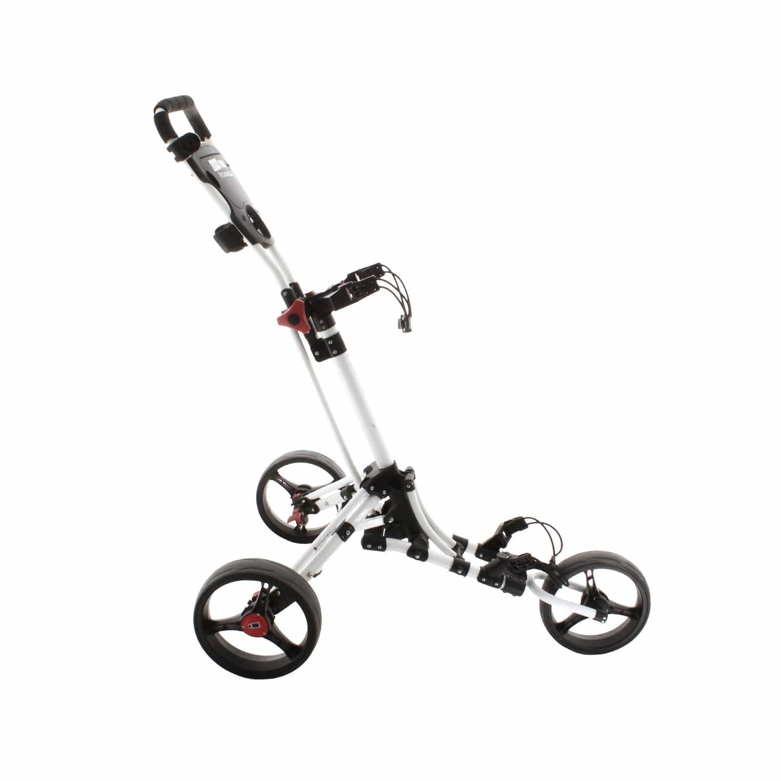 iCart Uno 3-Wheel Push/Pull Trolley - Black/White - Image 3