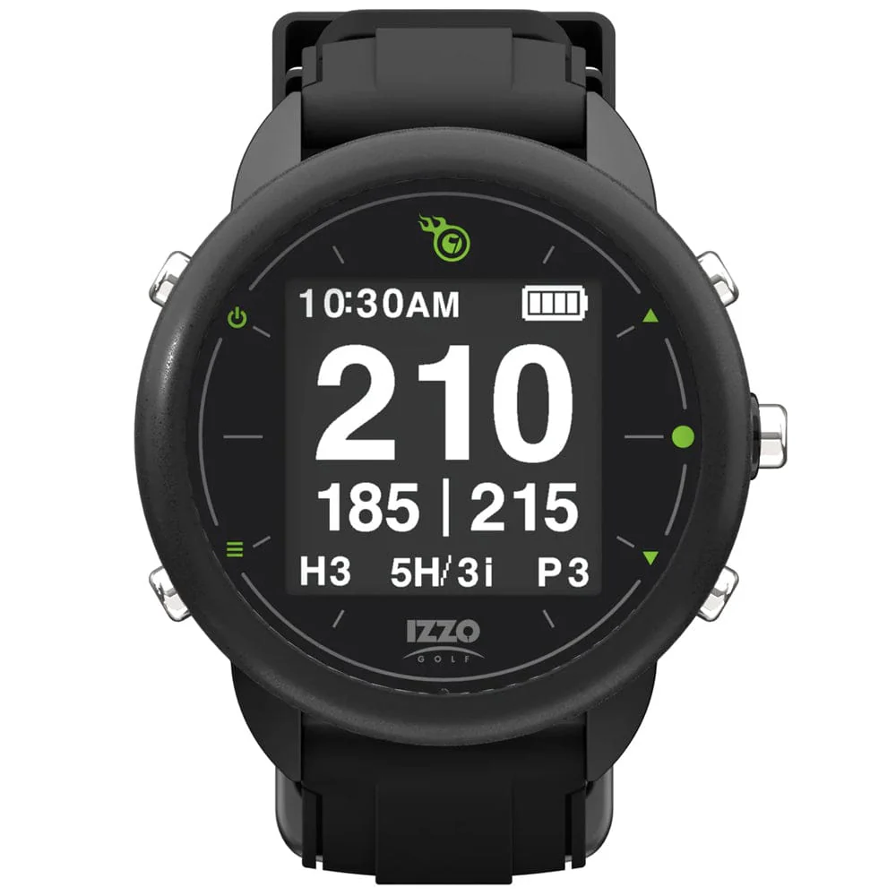 Izzo Swami Golf GPS Smart Watch - Black - Image 2