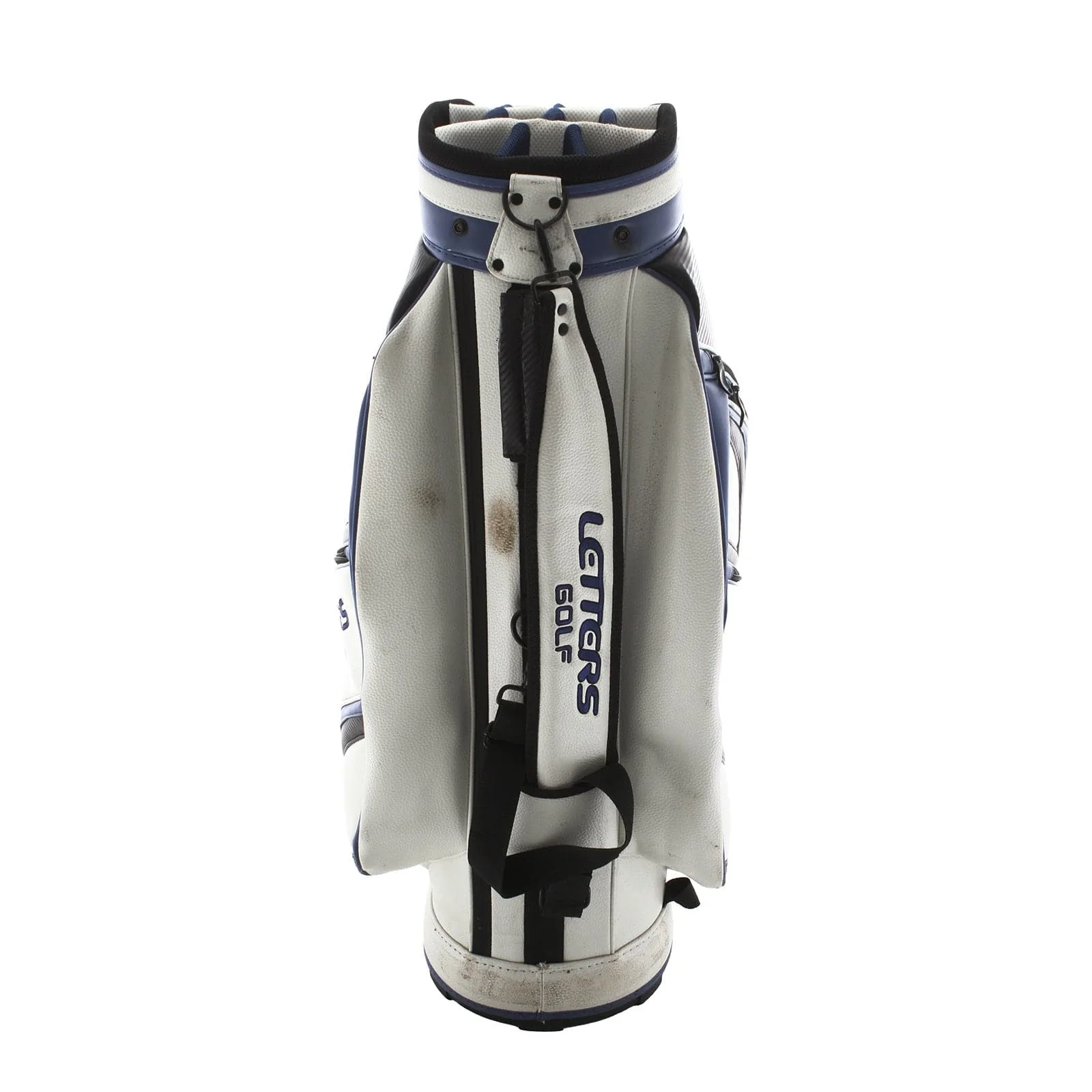 John Letters Cart Bag - White/Blue/Black - Image 5