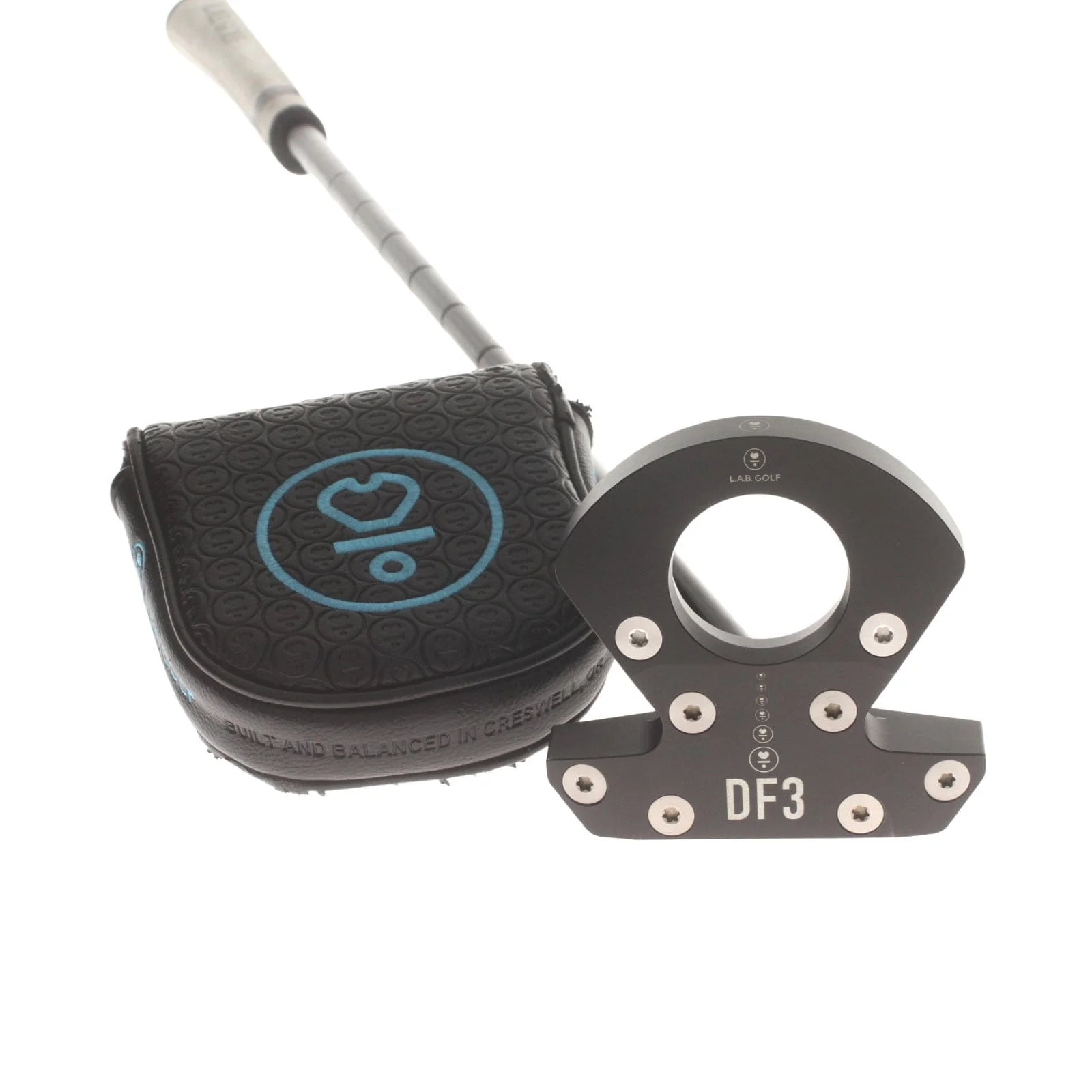 L.A.B. Golf DF3 Mens Right Hand Putter 34" Mallet - L.A.B. Golf Press Pistol 2*