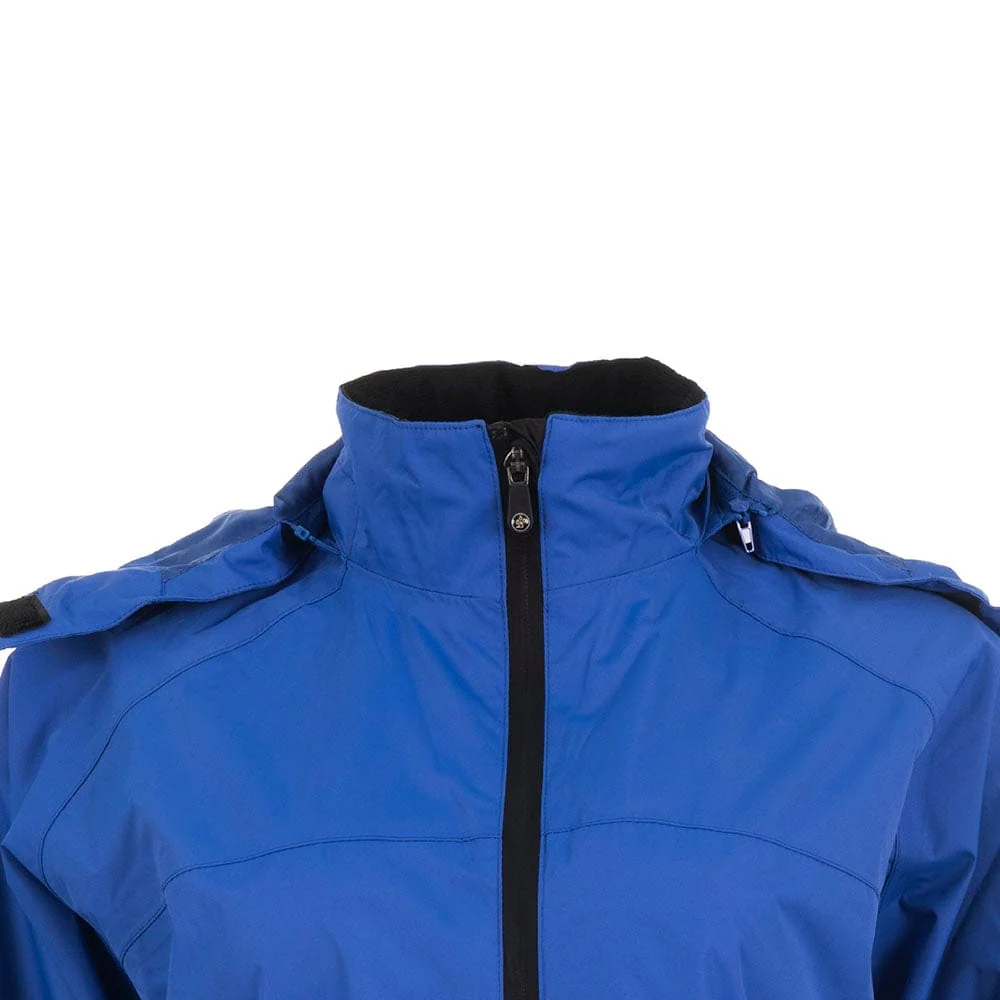 ProQuip Sophie Ultralite Ladies Waterproof Jacket - Bluebell/Black - Image 3