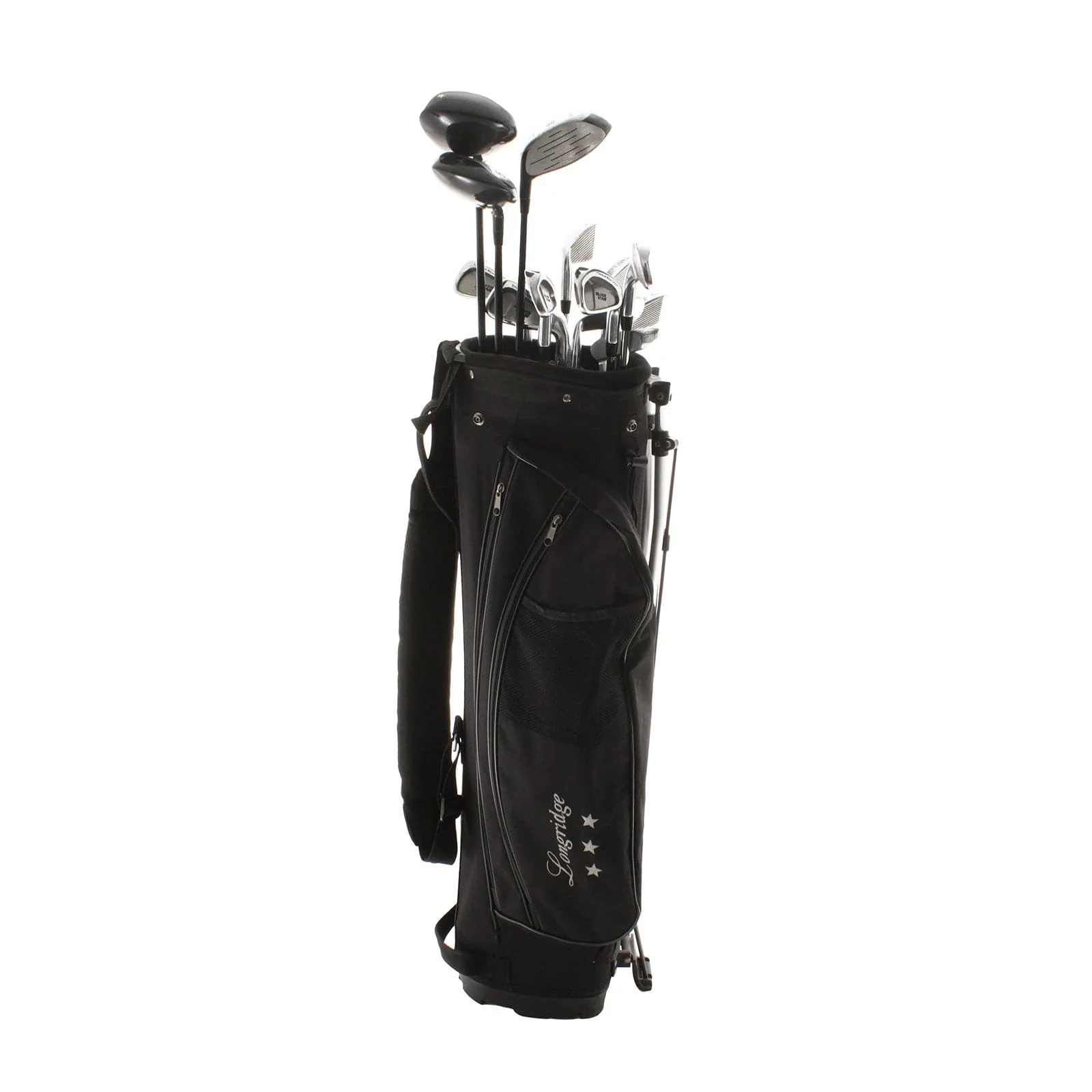 Longridge Silver Star Steel Mens Right Hand Driver,3wd,5hyb.6-sw,putter,Bag +1" Regular - Longridge