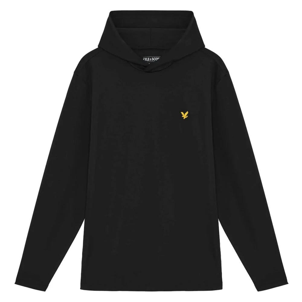 Lyle & Scott Golf Core Midlayer Hoodie - Jet Black