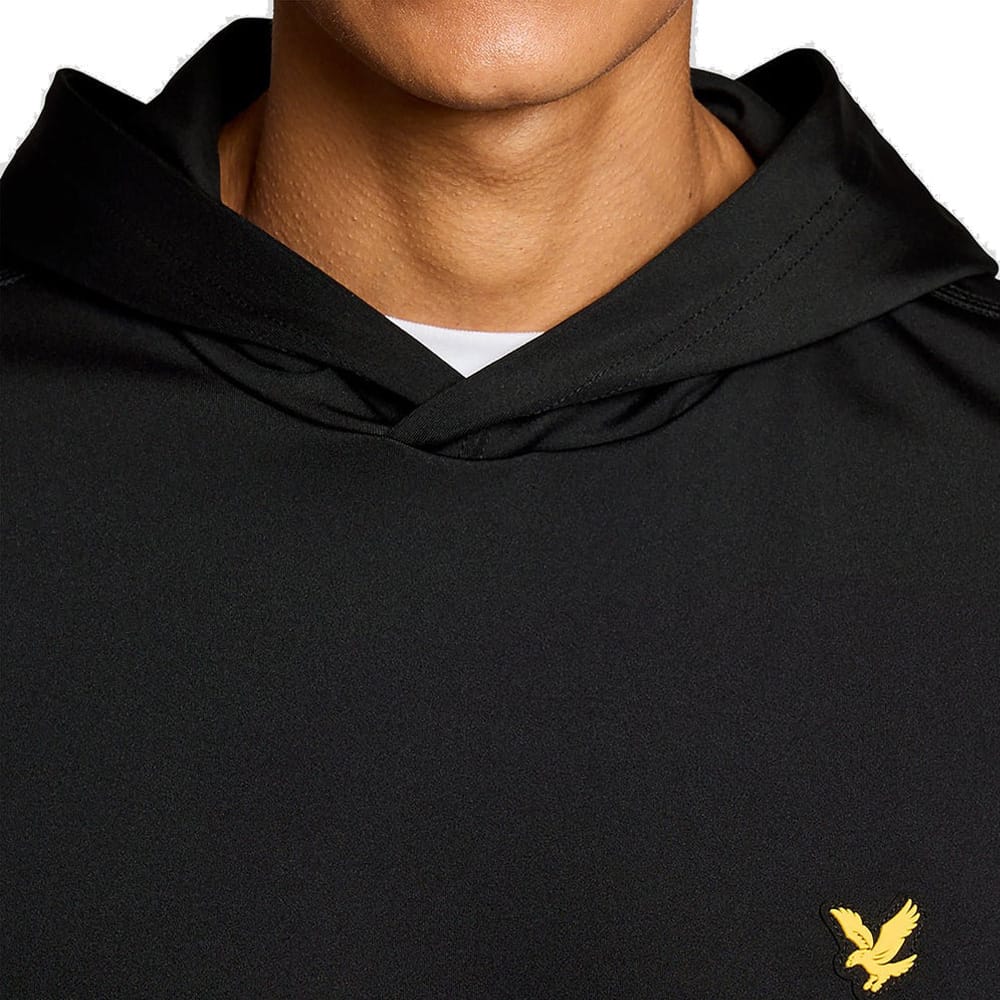 Lyle & Scott Golf Core Midlayer Hoodie - Jet Black - Image 3