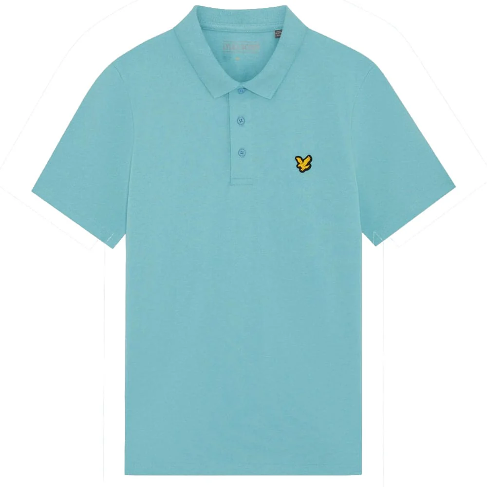 Lyle & Scott Golf Core Polo Shirt - Aquamarine Blue