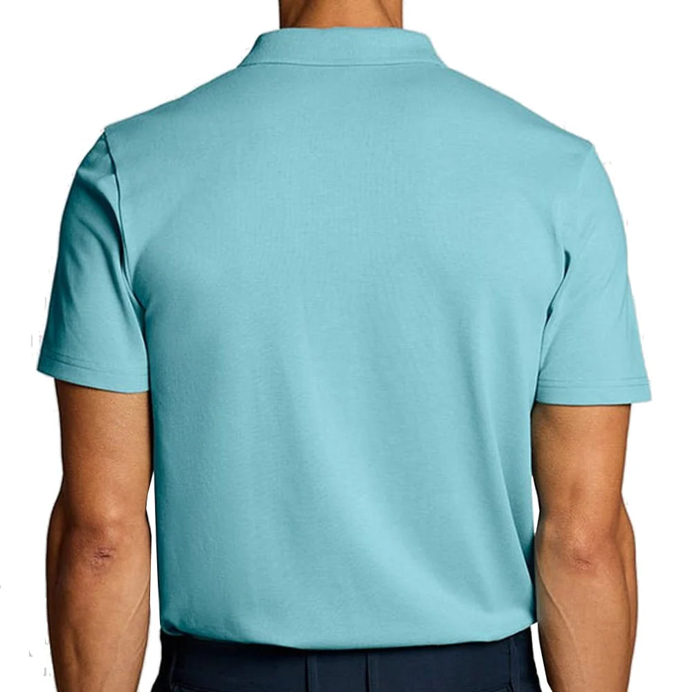 Lyle & Scott Golf Core Polo Shirt - Aquamarine Blue - Image 2
