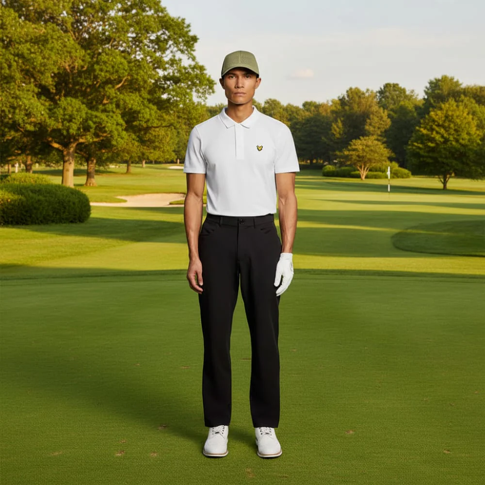 Lyle & Scott Golf Core Polo Shirt - White - Image 4