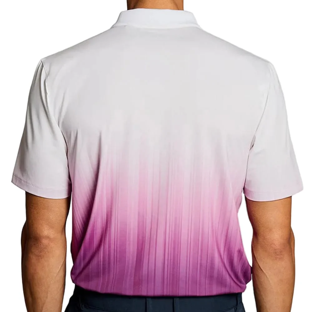 Lyle & Scott Golf Gradient Polo Shirt - Techno Purple - Image 2
