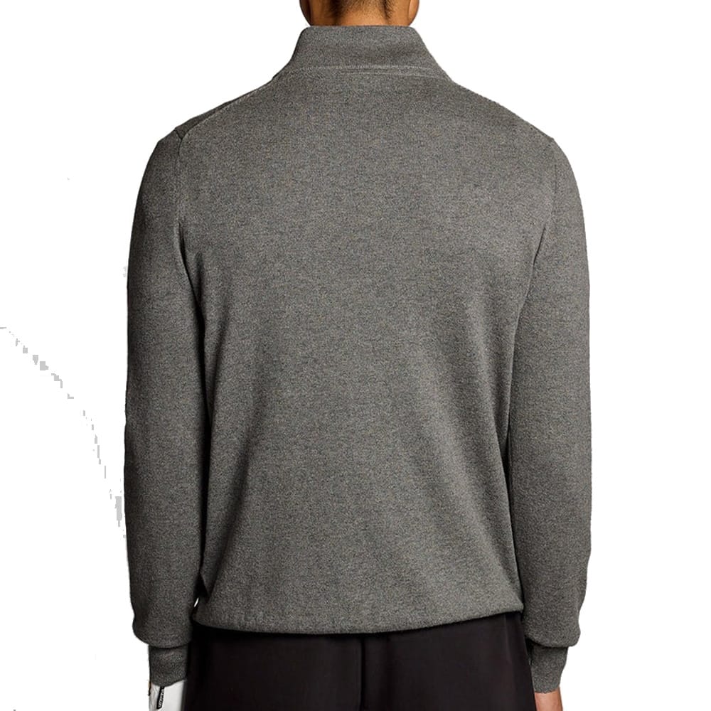 Lyle & Scott Golf Quarter Zip Jumper - Mid Grey Marl - Image 2