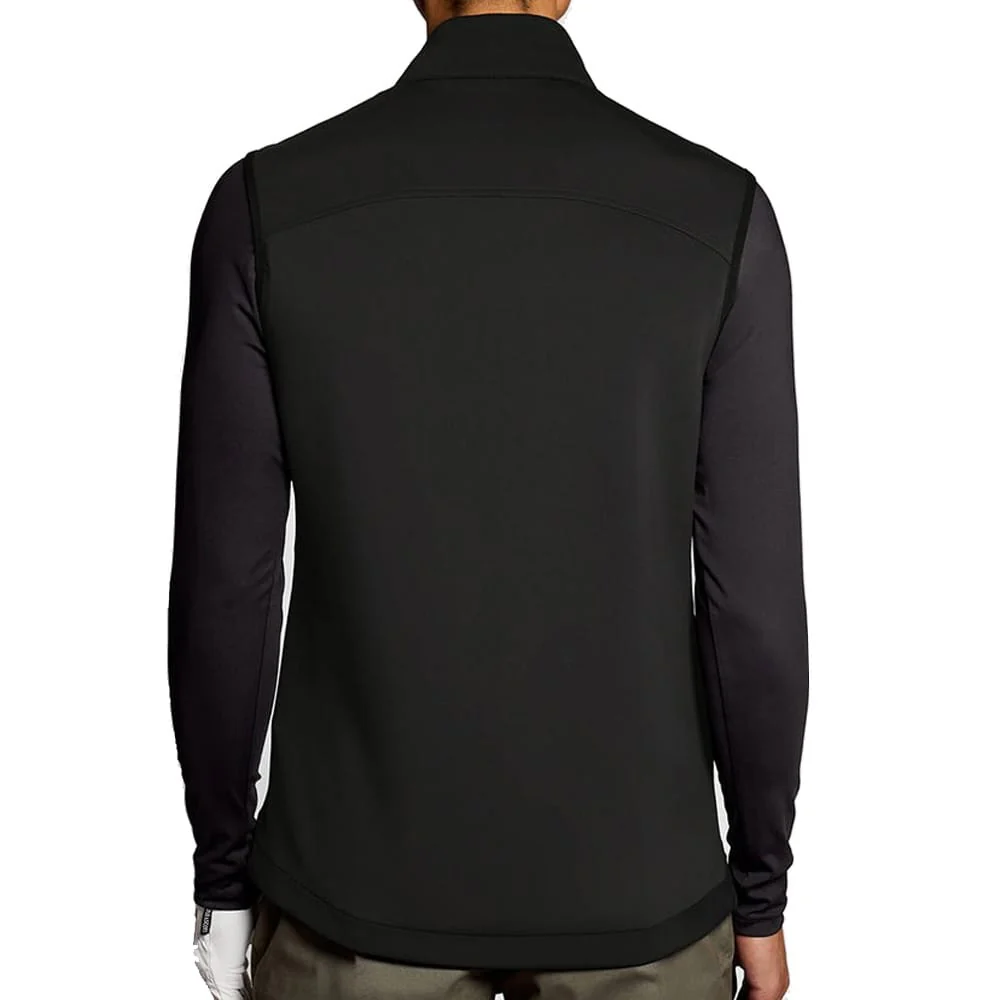 Lyle & Scott Hybrid Quilted Full Zip Golf Gilet - Jet Black - Image 2